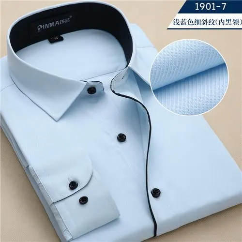 Men's Business Button Up, Colored Buttons