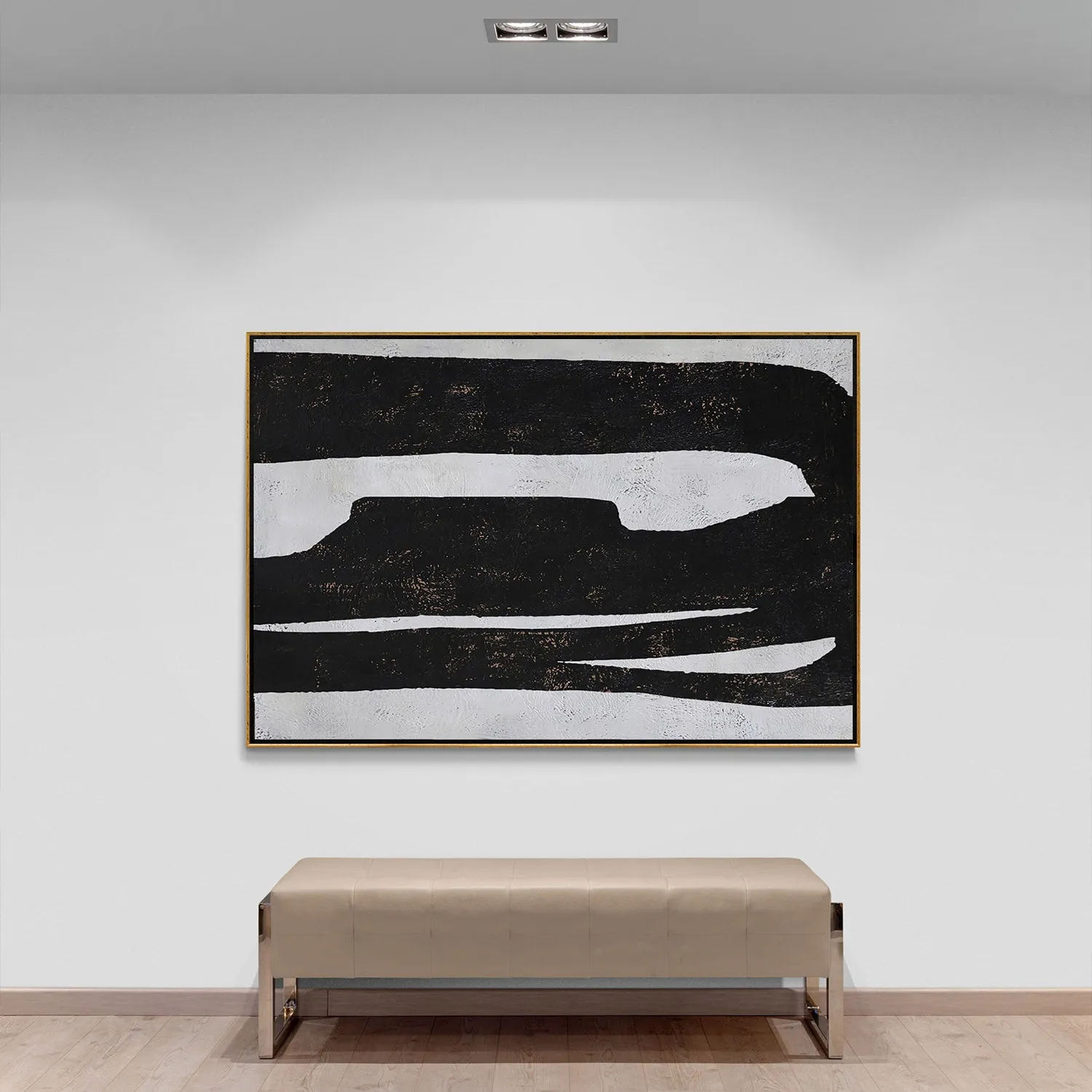 Minimalist Abstract Landscape Painting H242H