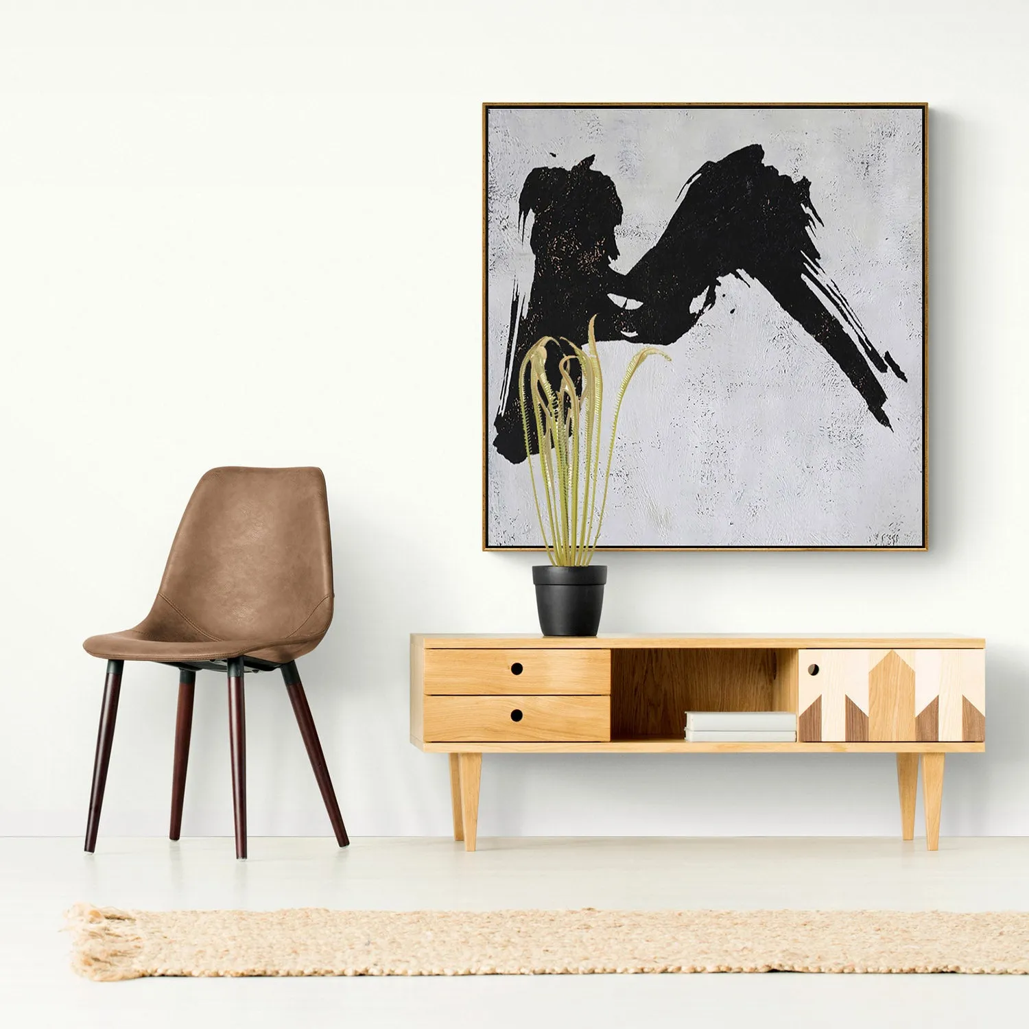 Minimalist Abstract Landscape Painting H75S