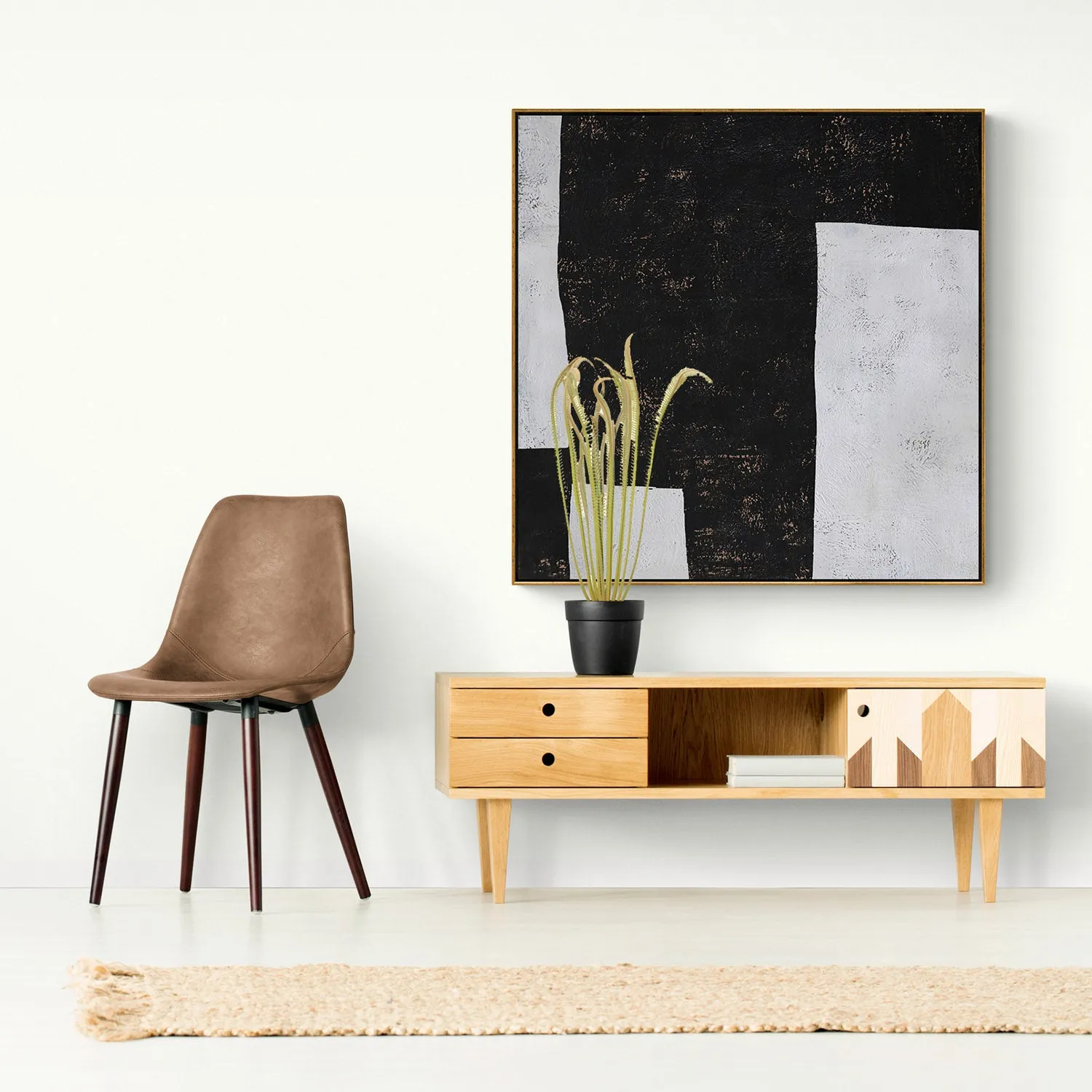 Minimalist Abstract Painting Fine Minimalist H109S