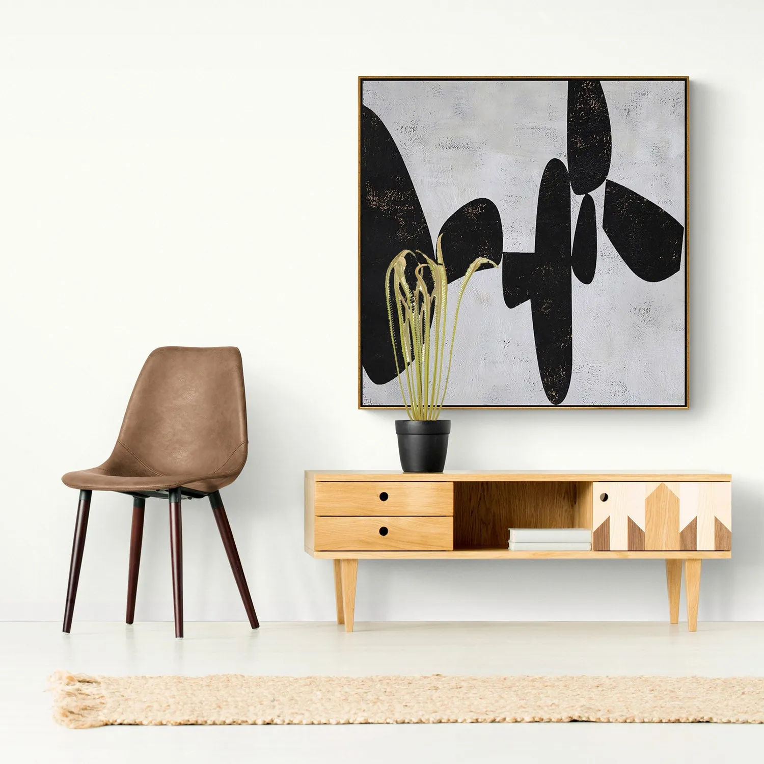 Minimalist Abstract Painting H129S