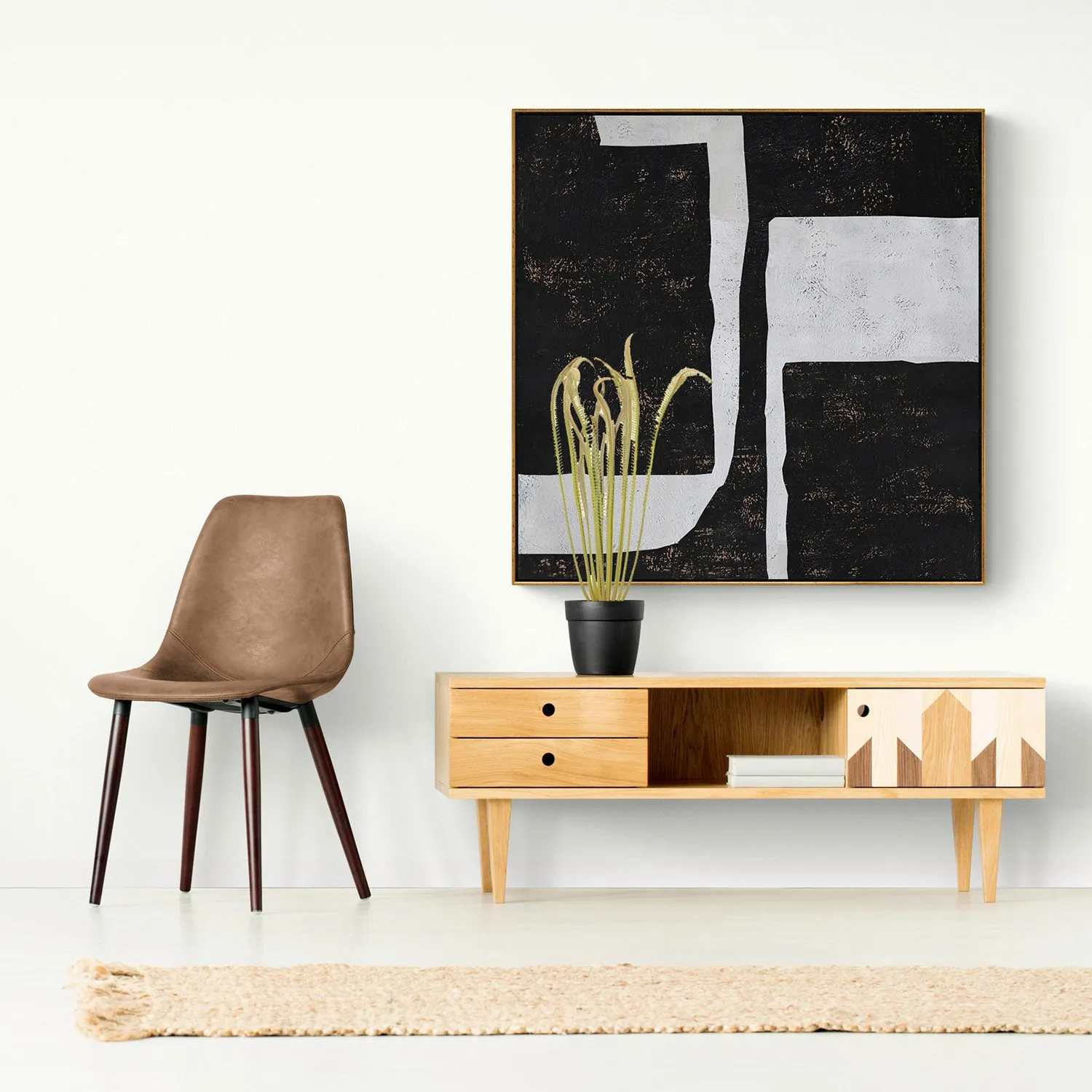 Minimalist Abstract Painting H137S
