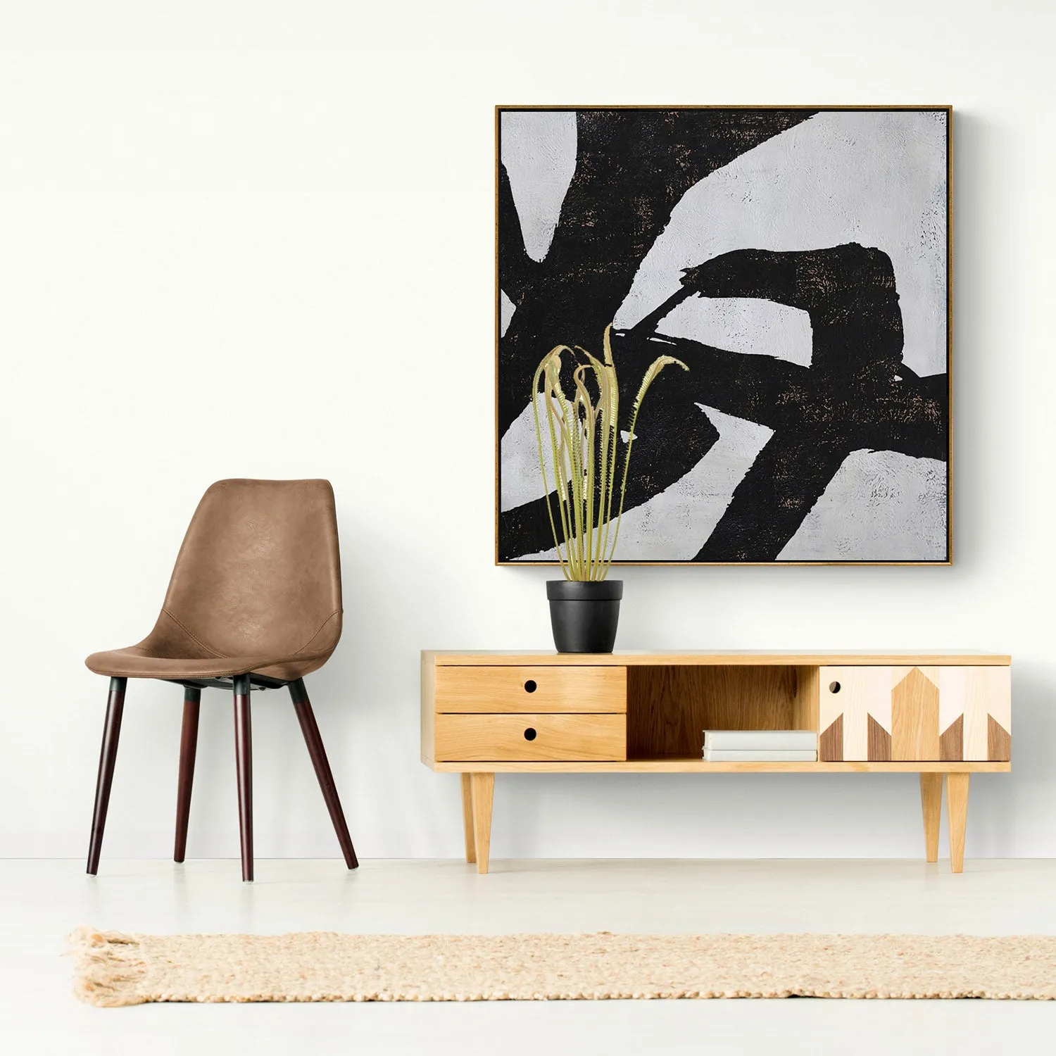 Minimalist Abstract Painting H142S