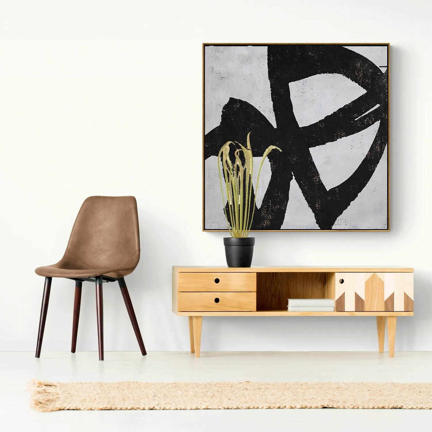 Minimalist Abstract Painting H143S