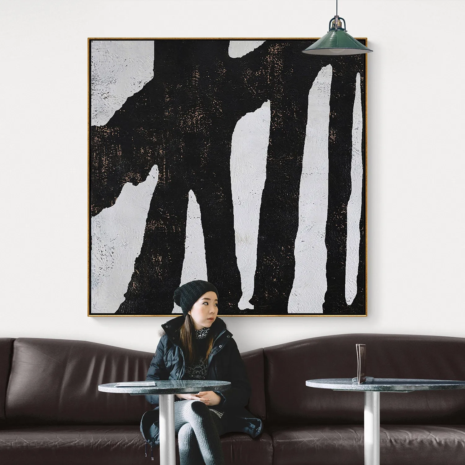 Minimalist Abstract painting H144S