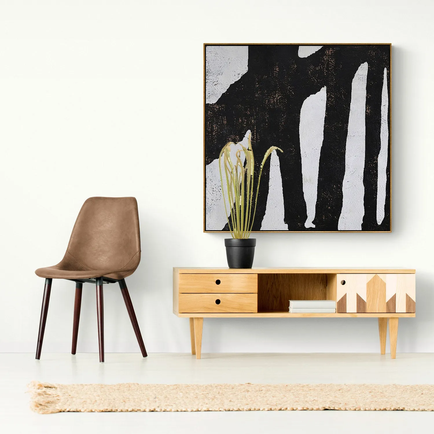 Minimalist Abstract painting H144S