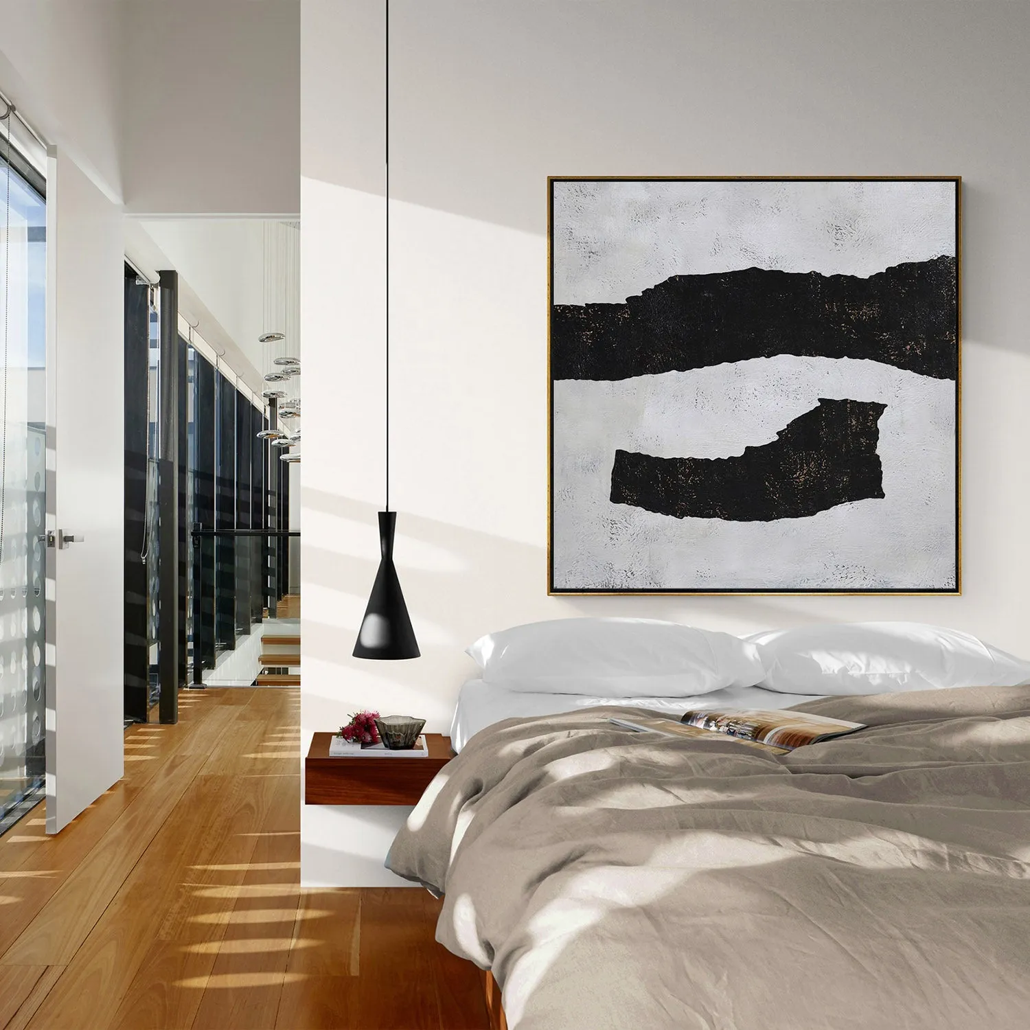 Minimalist Abstract painting H145S