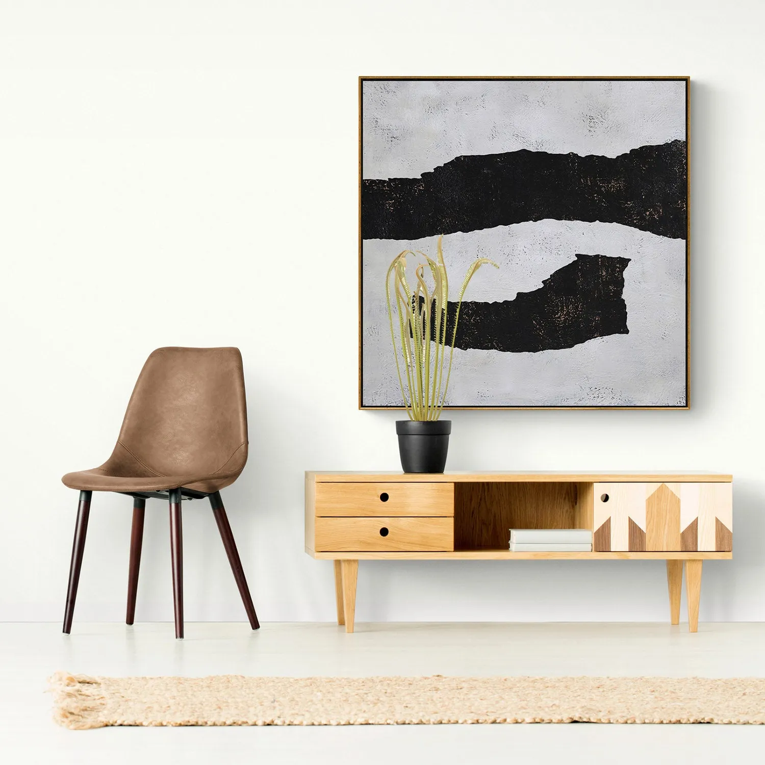 Minimalist Abstract painting H145S