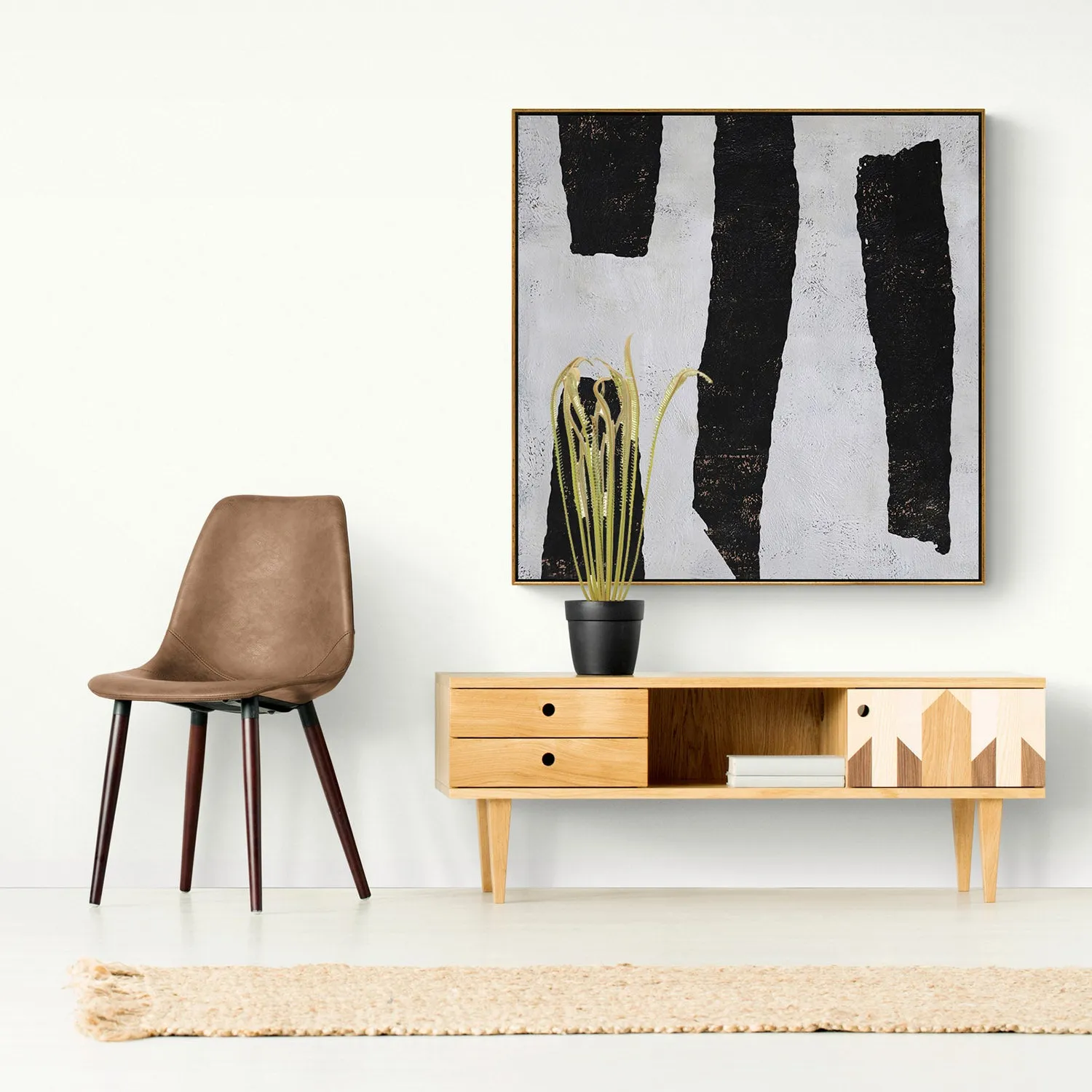 Minimalist Abstract painting H146S