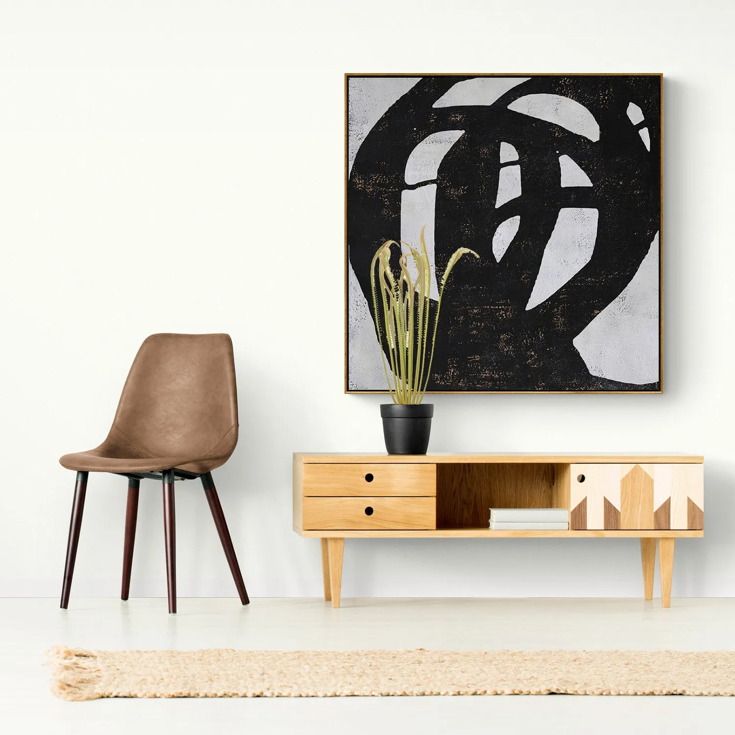 Minimalist Abstract painting H147S