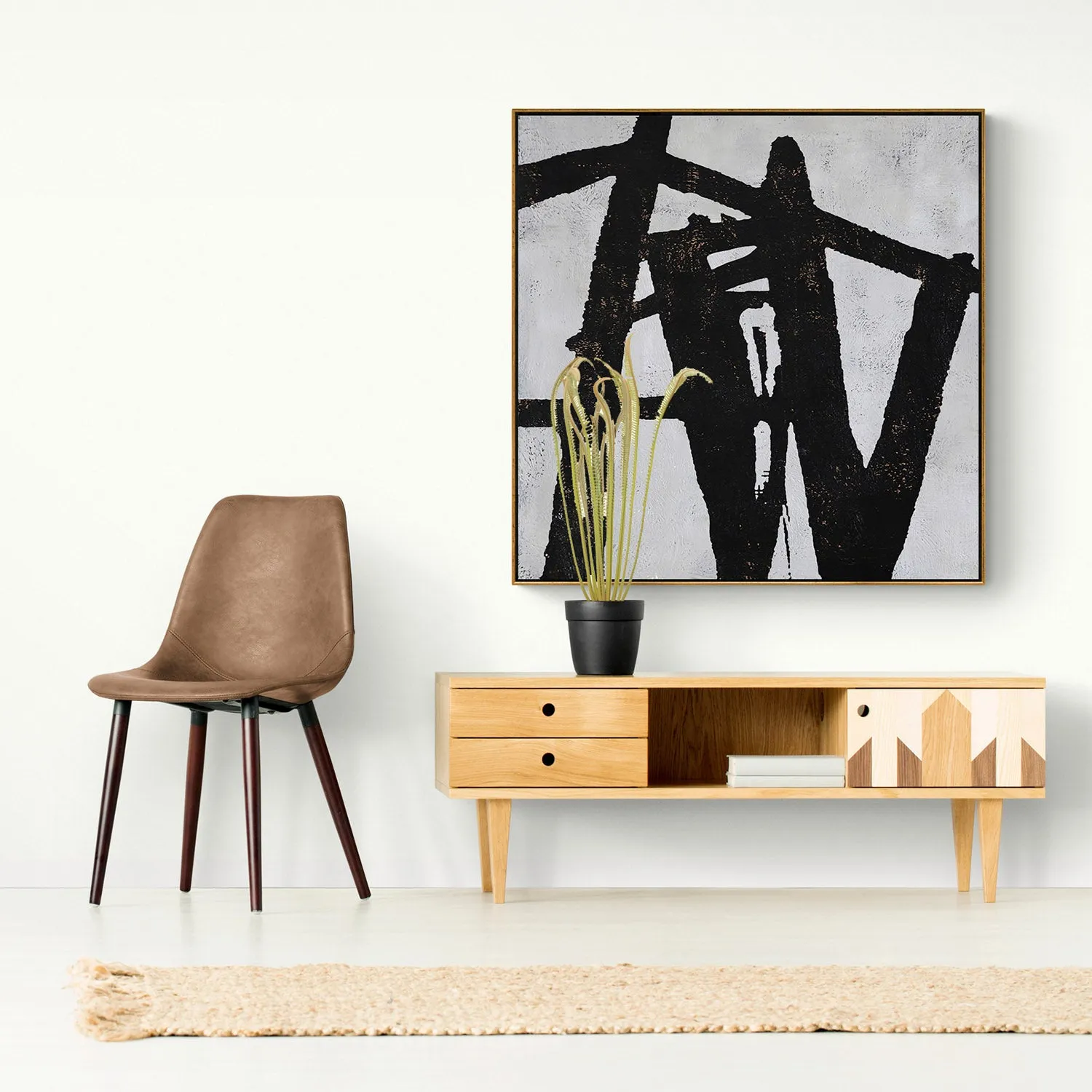 Minimalist Abstract Painting H27S