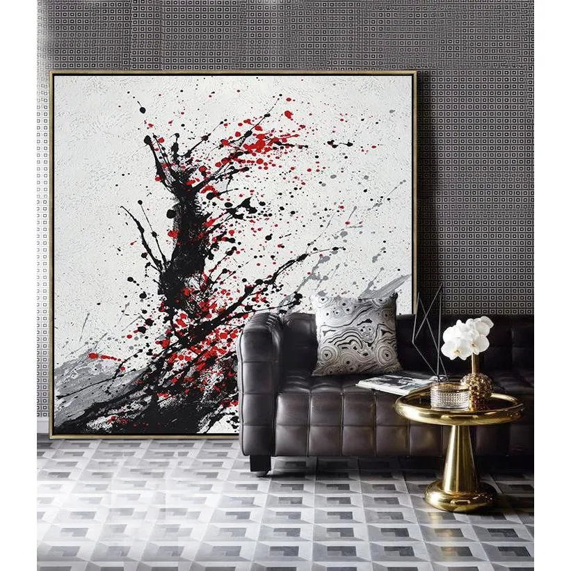 Minimalist Drip Painting DH26A