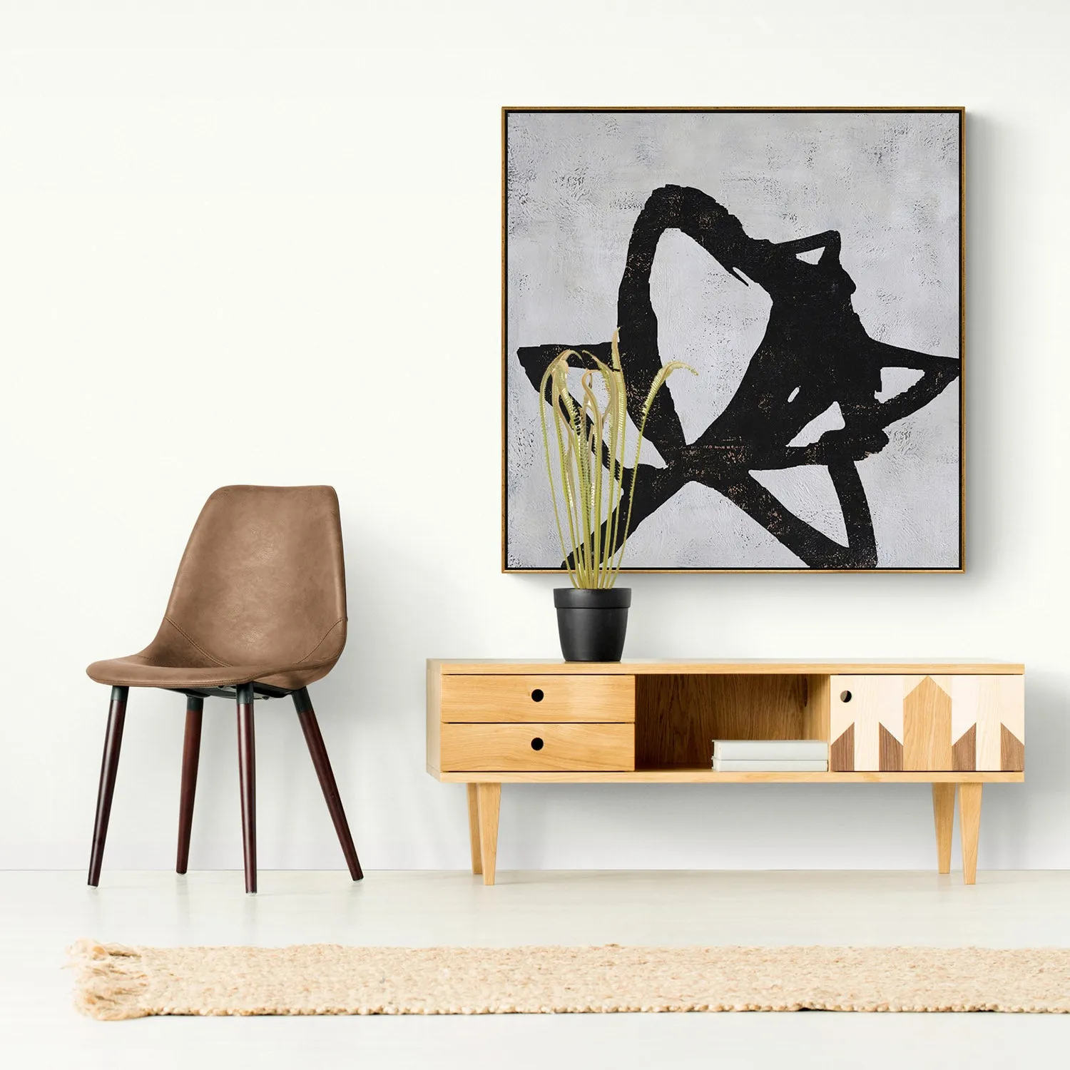 Minimalist Flowers Painting H200S