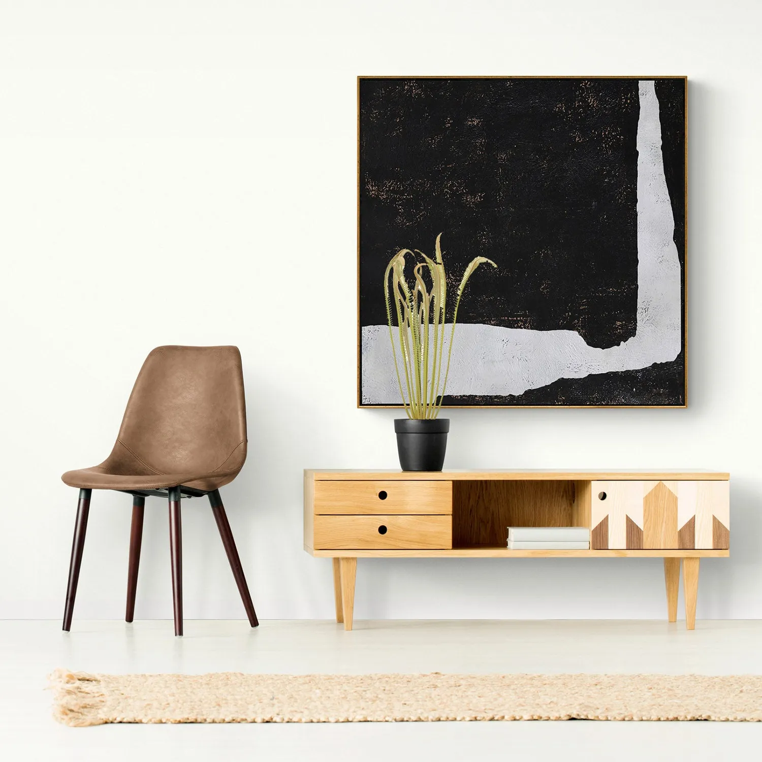 Minimalist Geometric Painting H126S