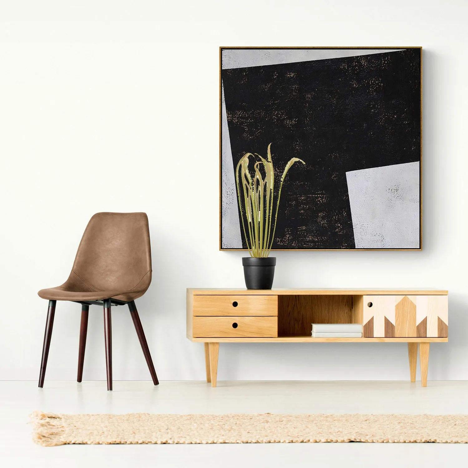 Minimalist Geometric Painting H127S