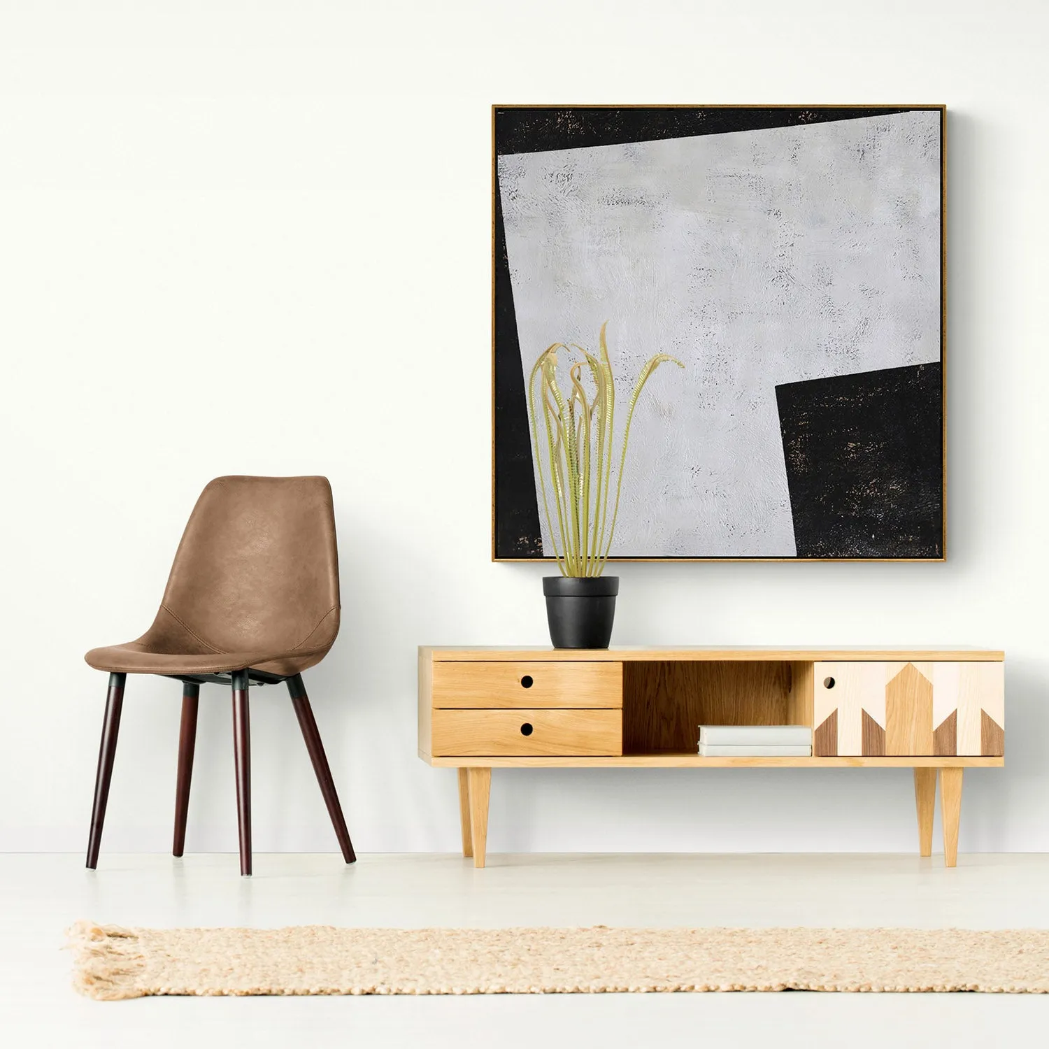 Minimalist Geometric Painting H128S