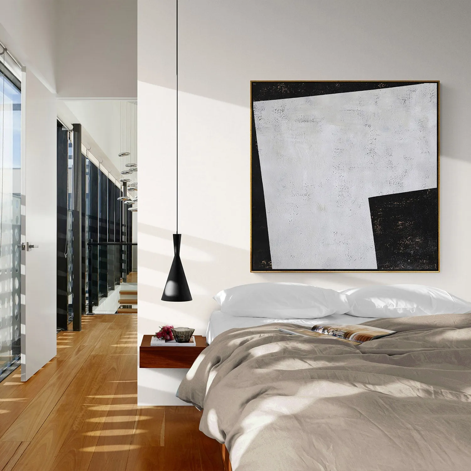 Minimalist Geometric Painting H128S
