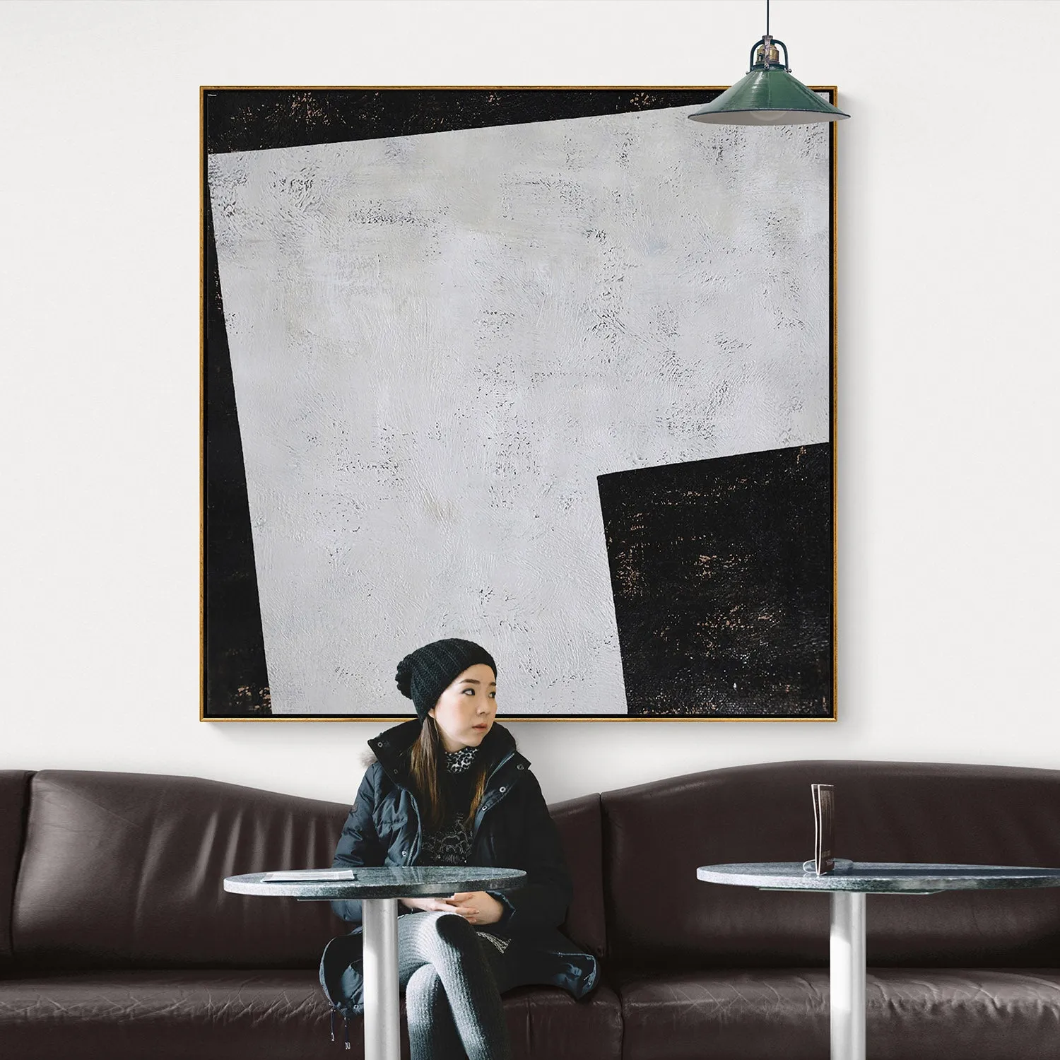 Minimalist Geometric Painting H128S