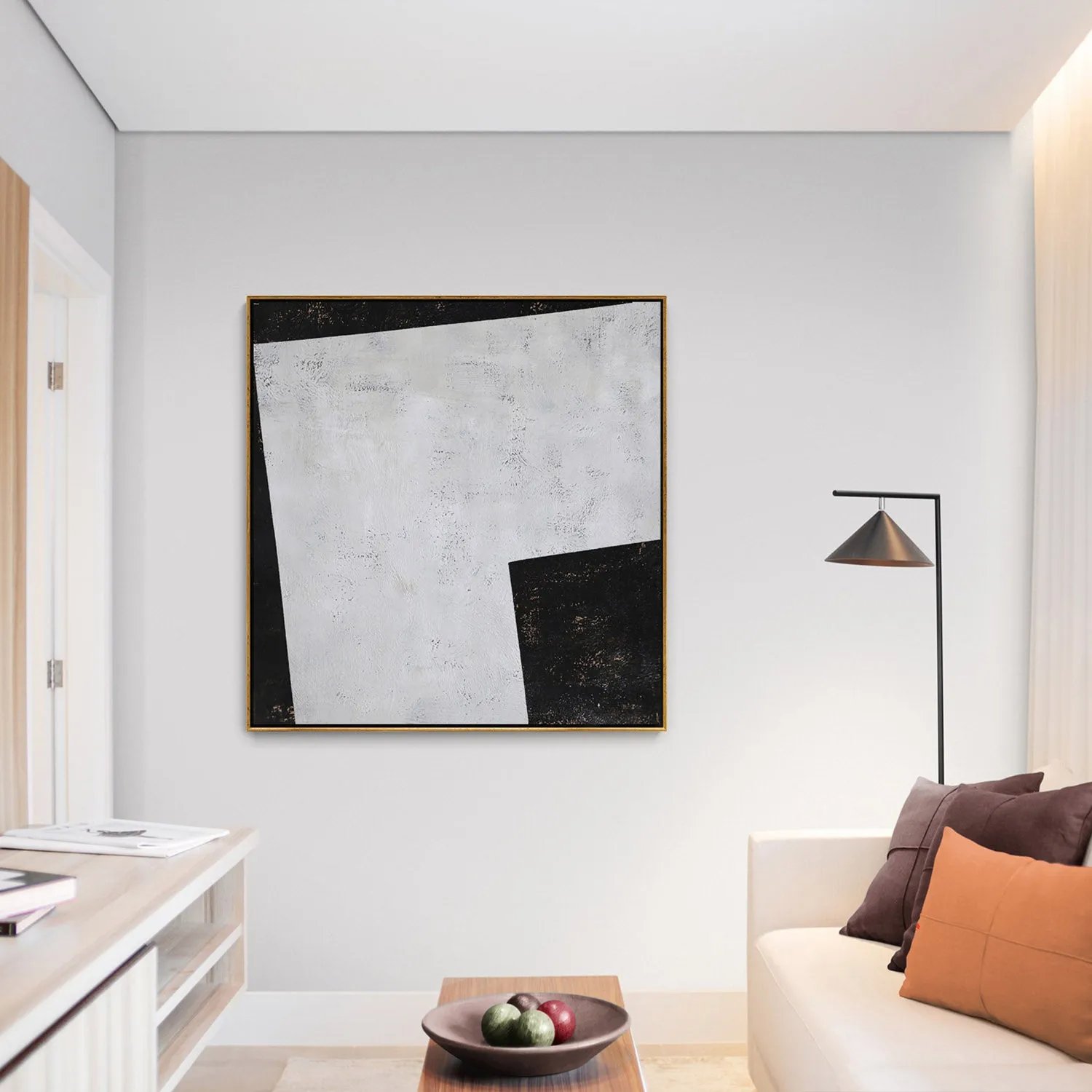 Minimalist Geometric Painting H128S
