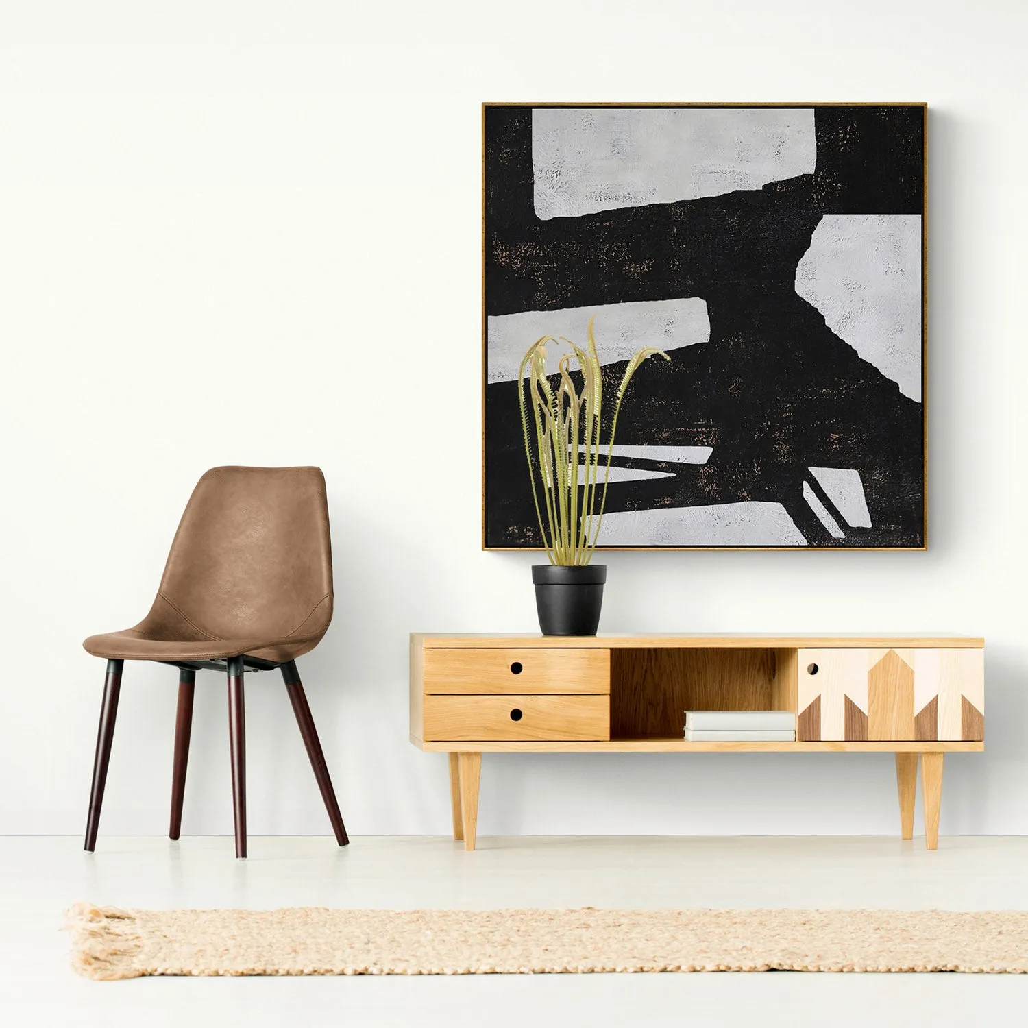 Minimalist Geometric Painting H70S