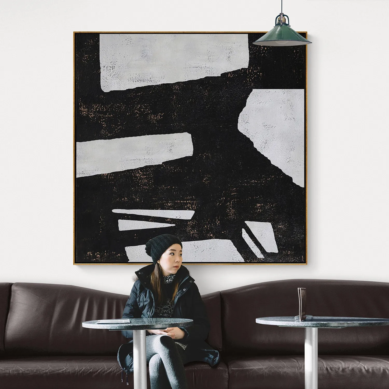 Minimalist Geometric Painting H70S