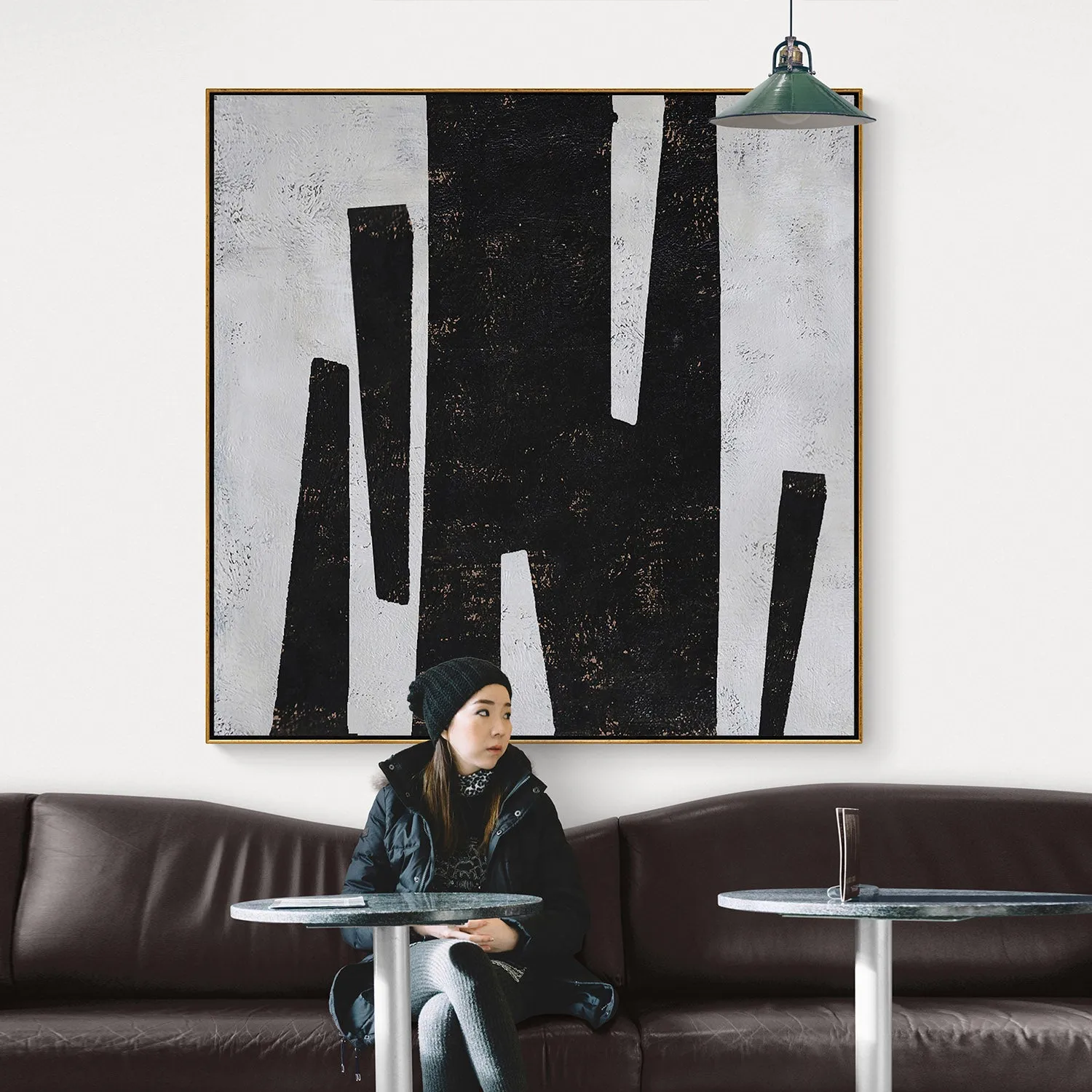 Minimalist Geometric Painting H73S