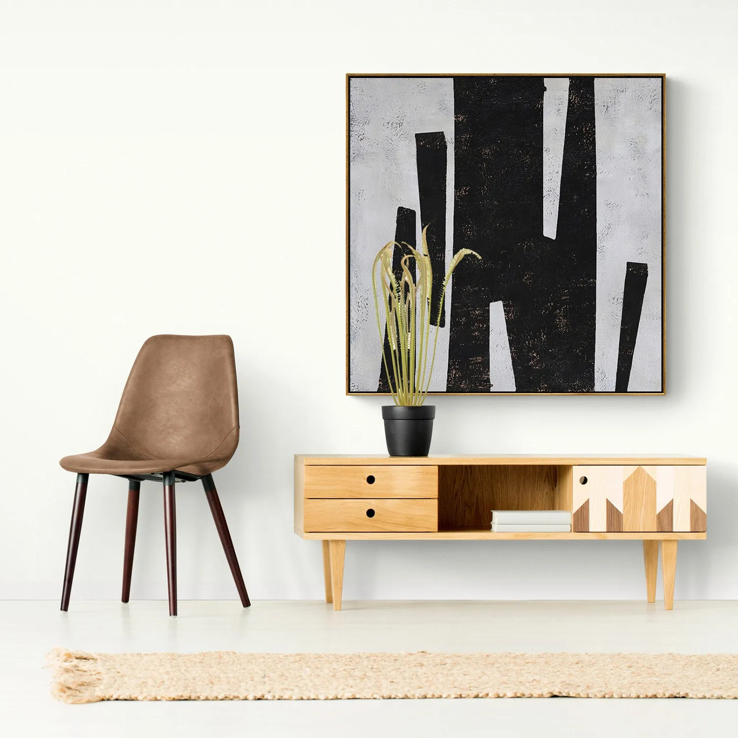 Minimalist Geometric Painting H73S