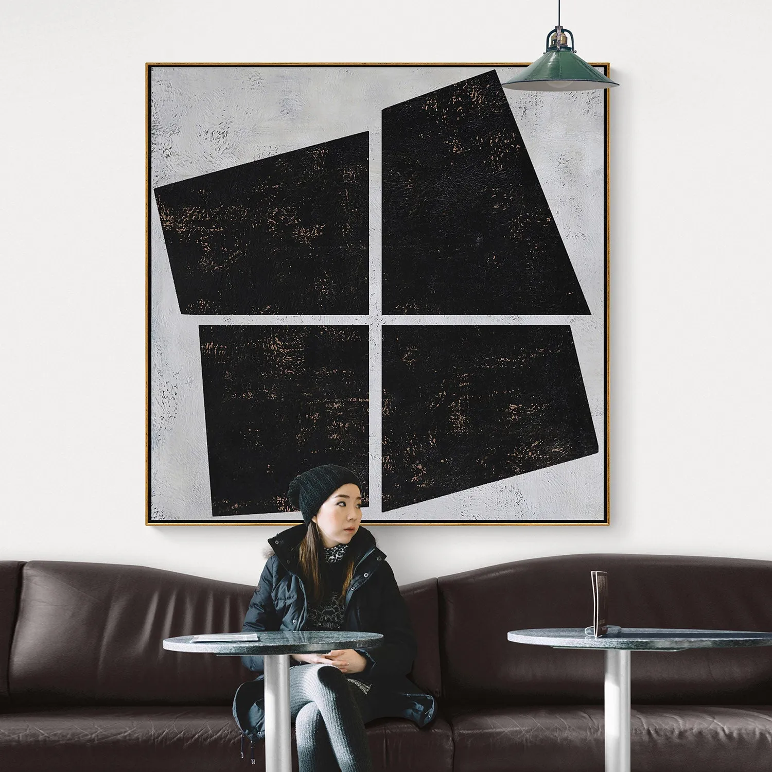 Minimalist Geometric Painting H74S