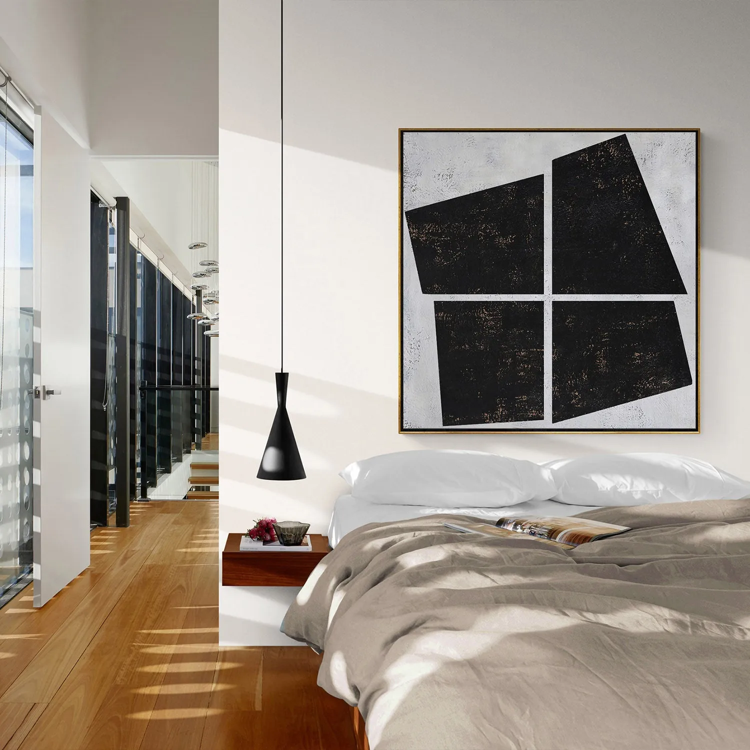 Minimalist Geometric Painting H74S
