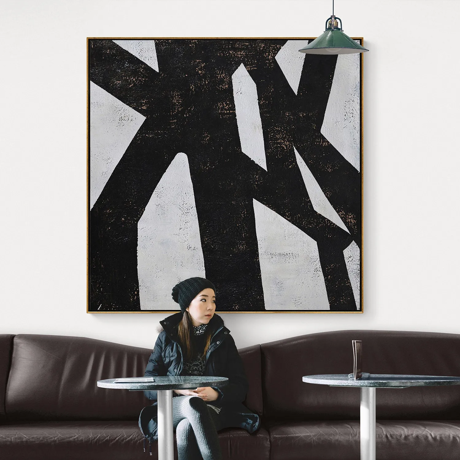 Minimalist Geometric Painting H76S