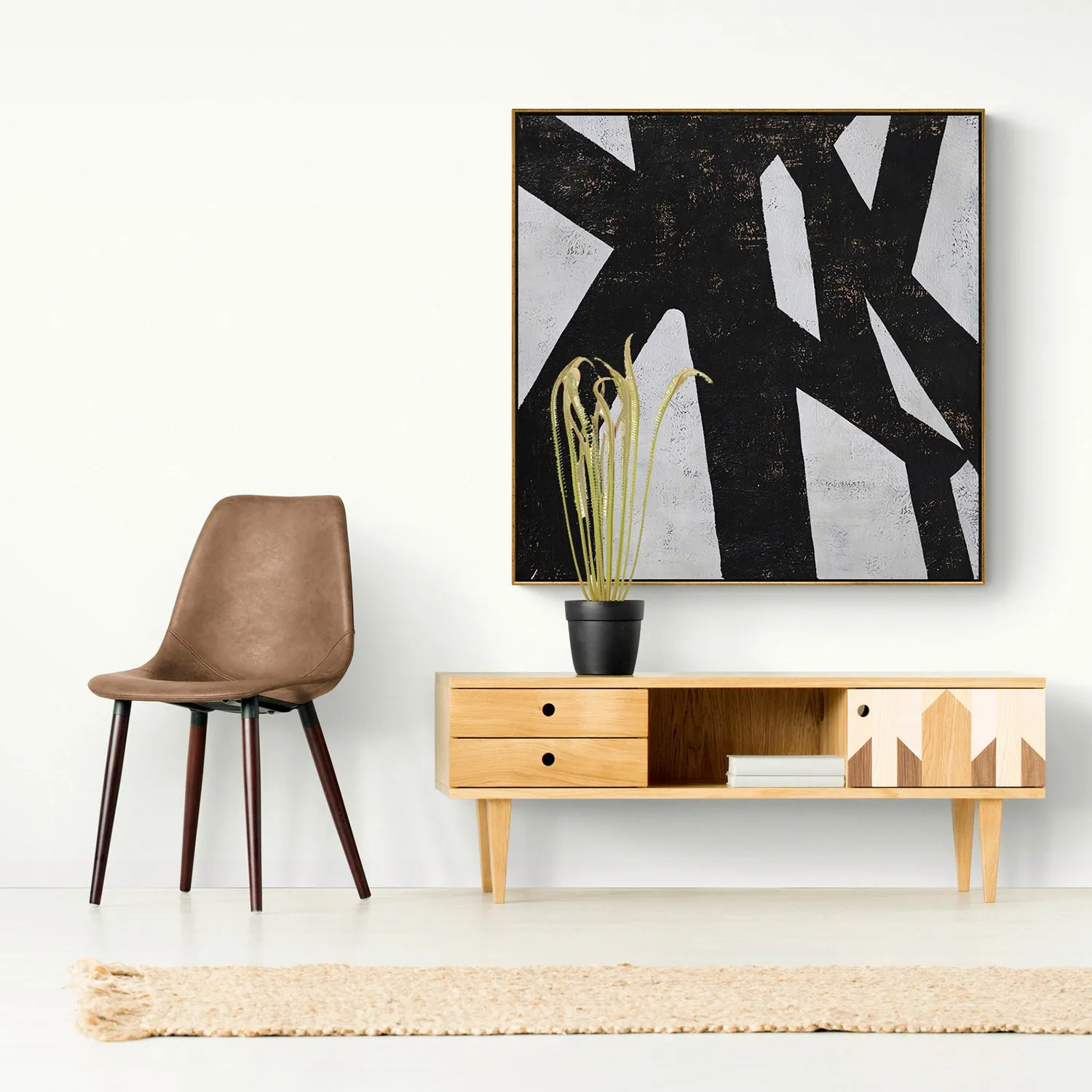 Minimalist Geometric Painting H76S