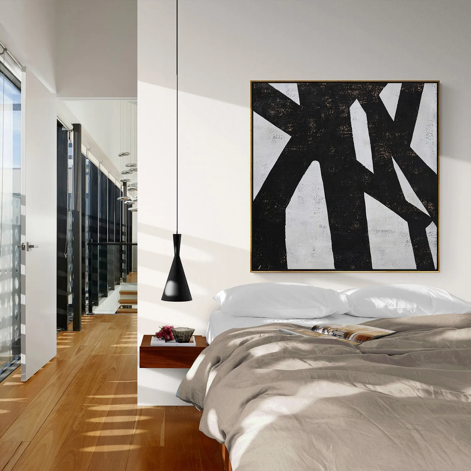 Minimalist Geometric Painting H76S