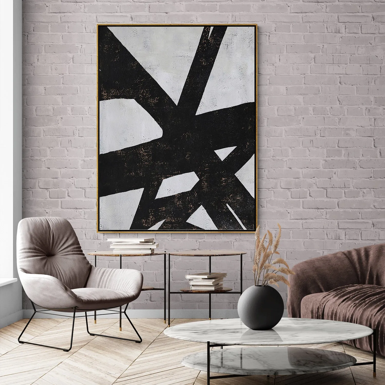 Minimalist Geometric Painting H78V