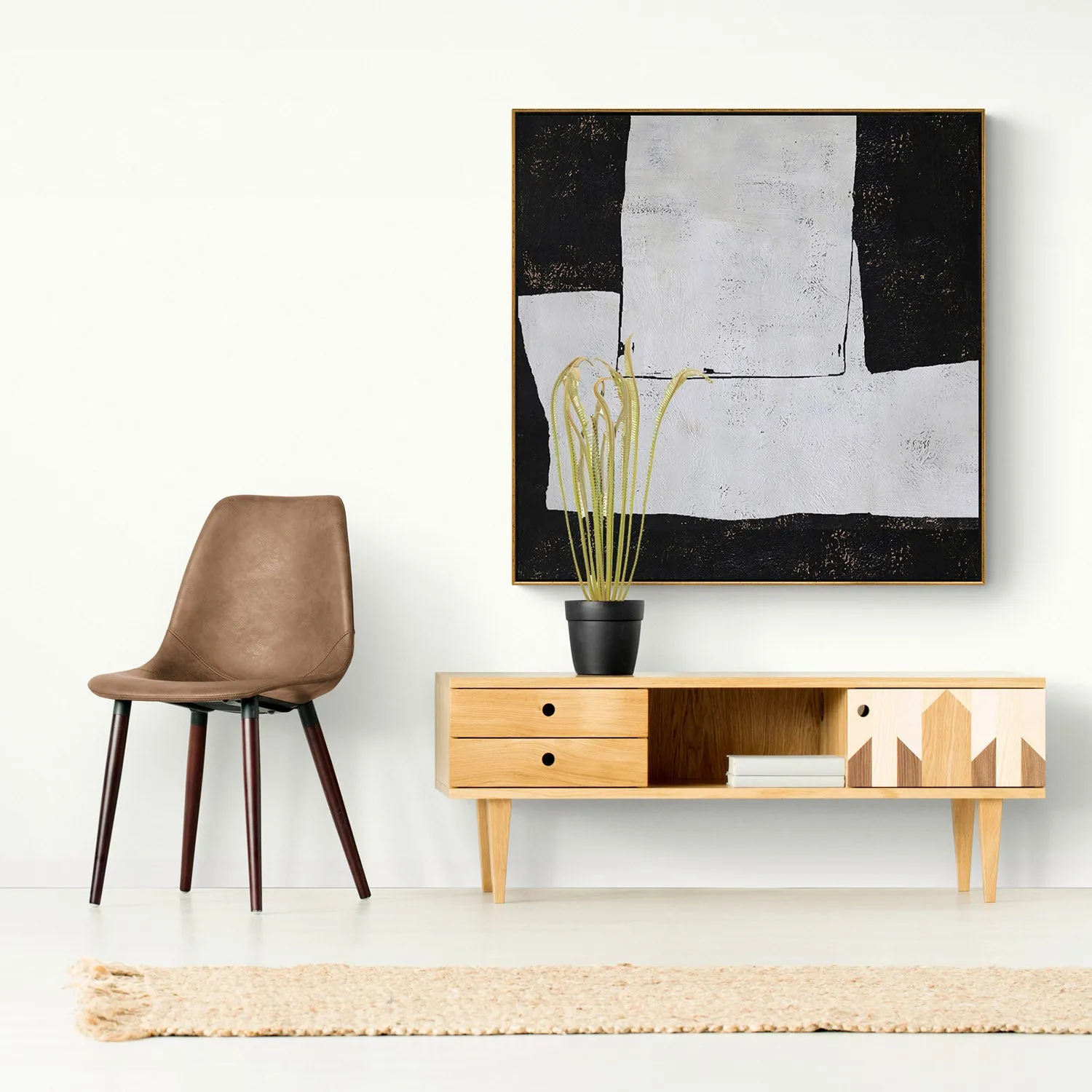 Minimalist Geometric Painting H84S