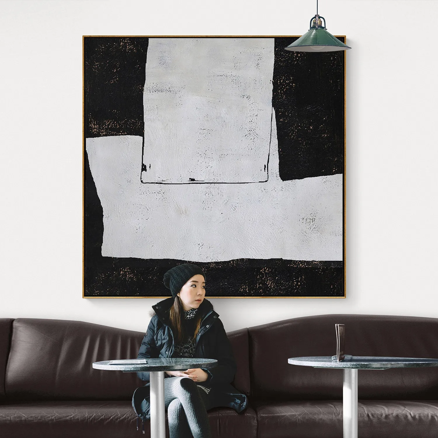 Minimalist Geometric Painting H84S