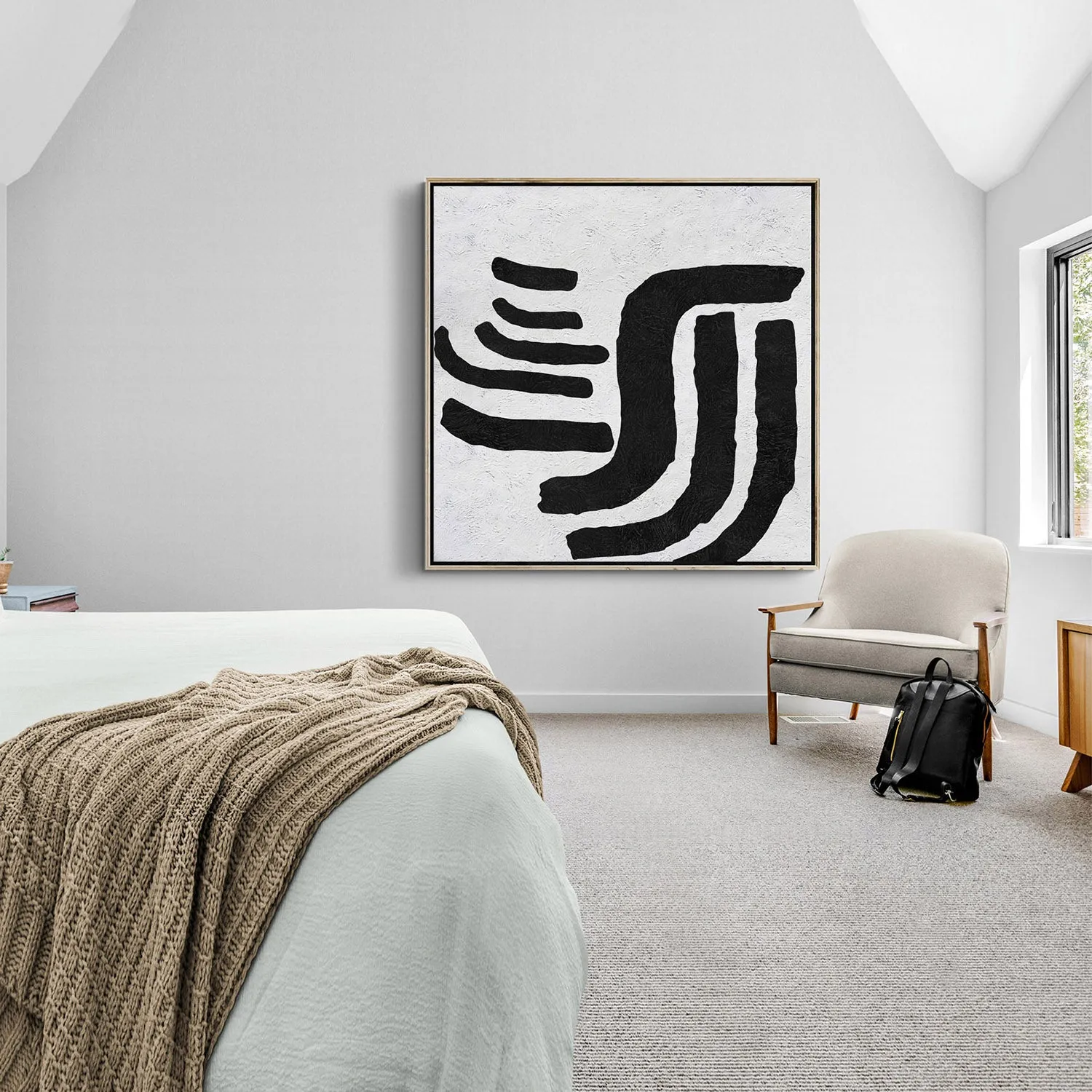 Minimalist Landscape Art J158K