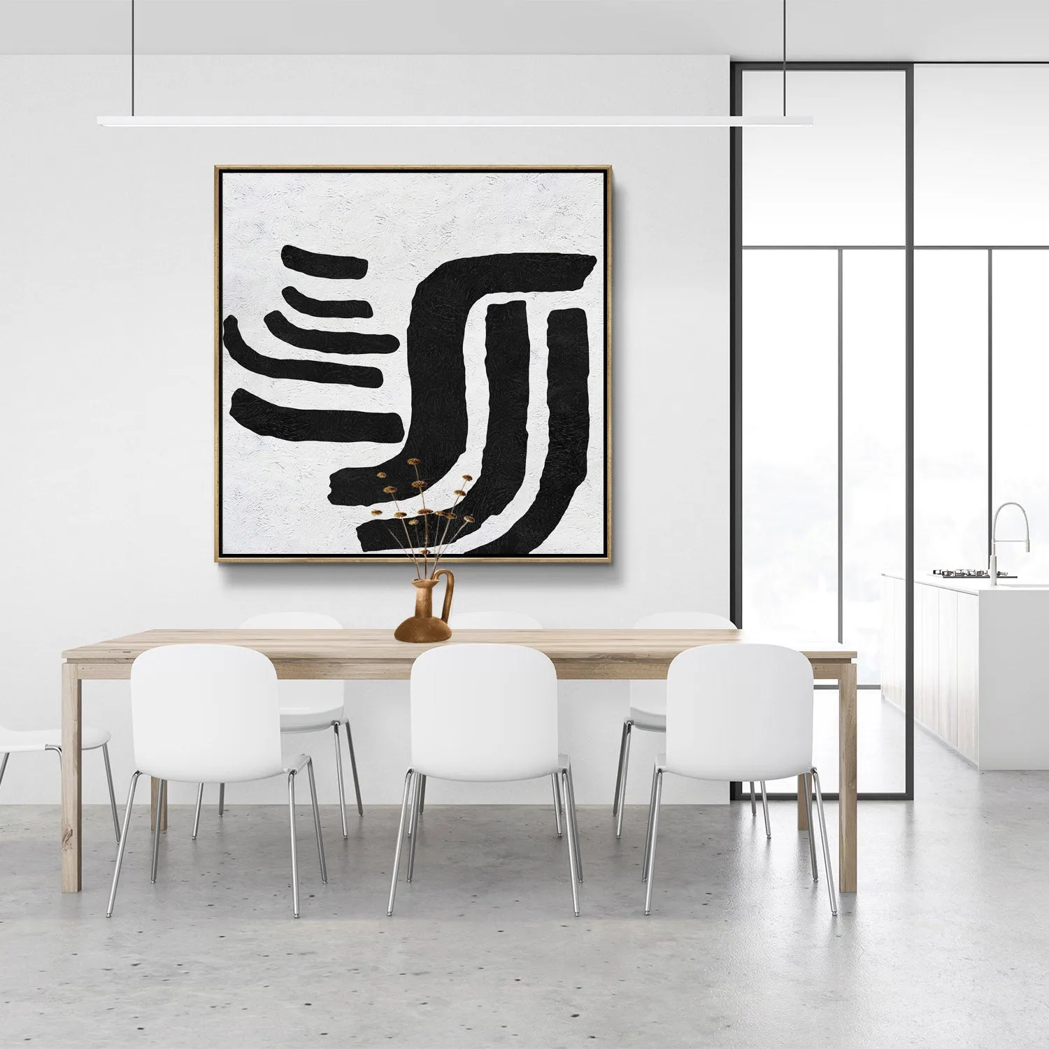 Minimalist Landscape Art J158K