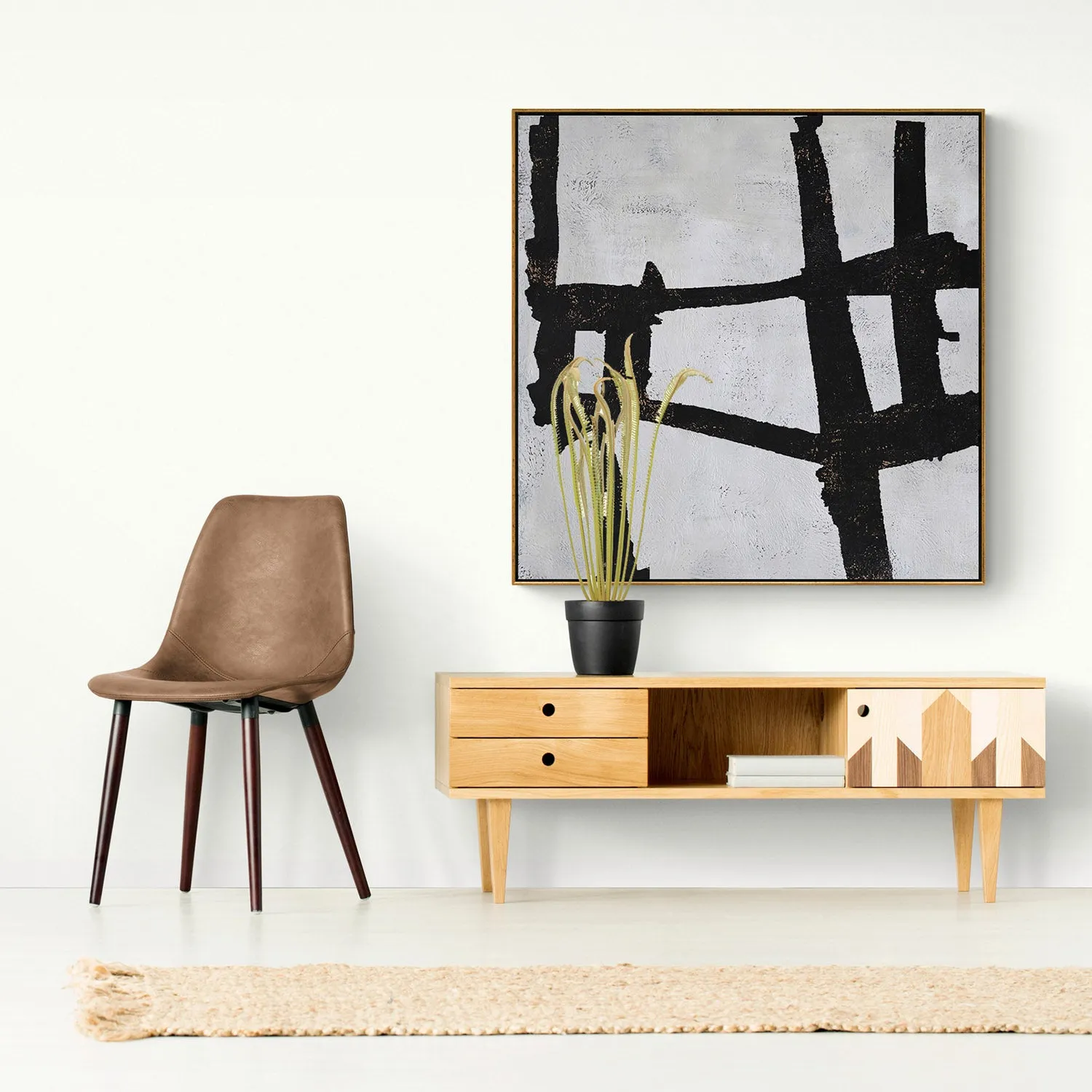 Minimalist Minimalist Abstract Painting H177S