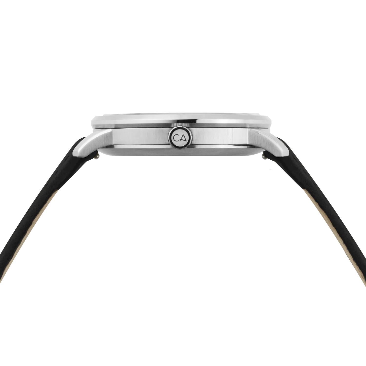 Mojave Leather Black Silver