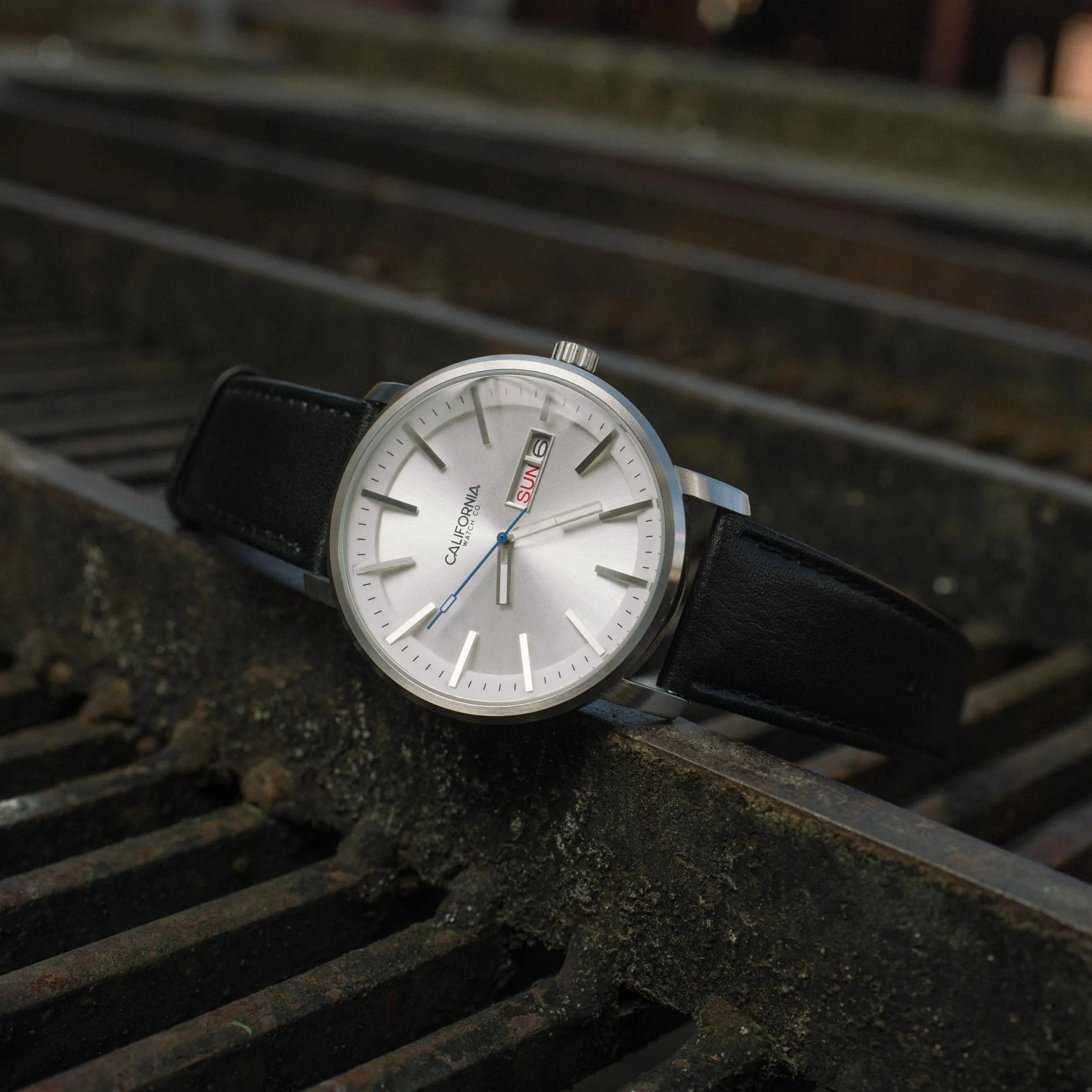 Mojave Leather Black Silver