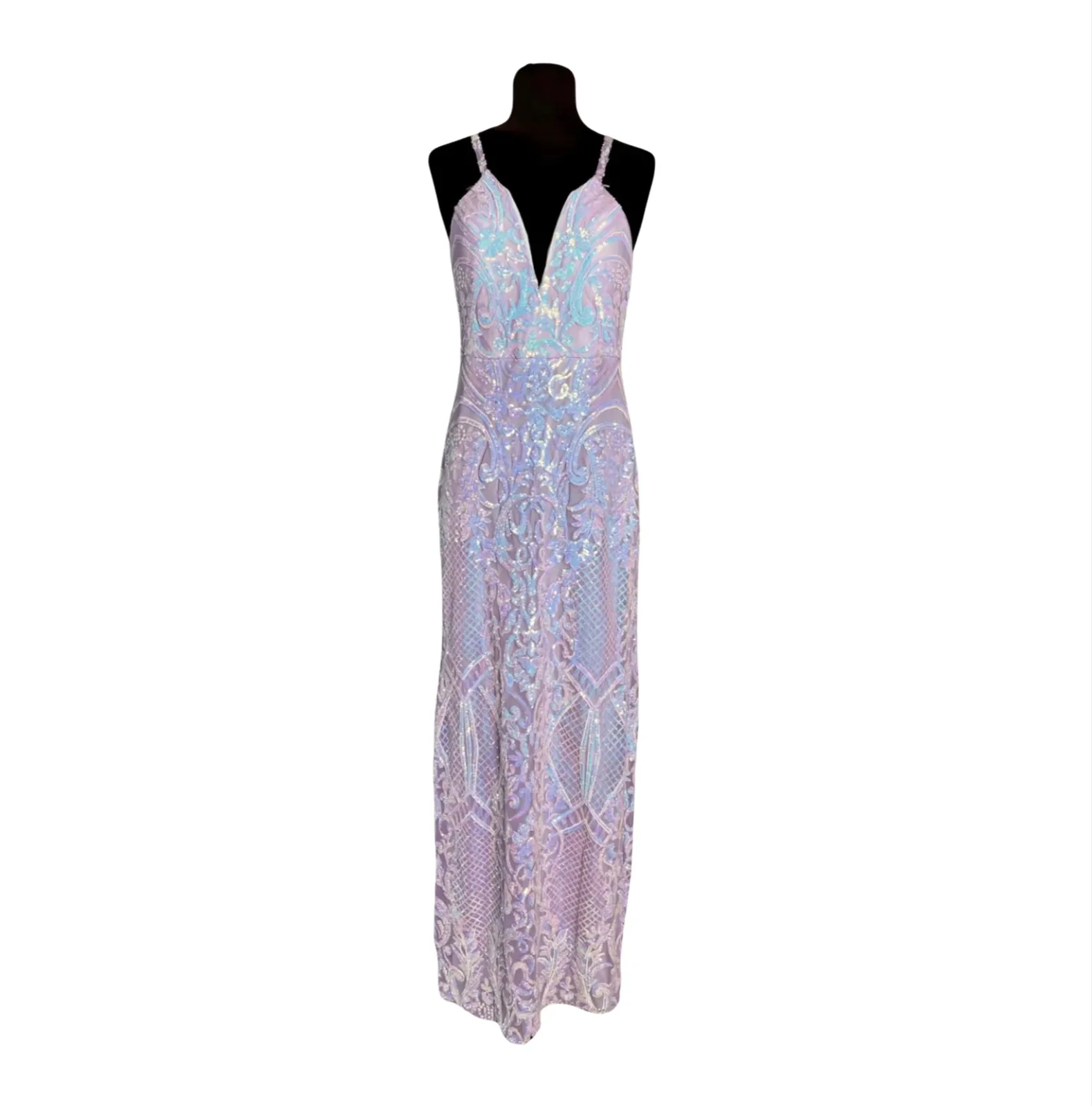 MORGAN & CO Long Blush Gown Multiple Sizes Available NWT