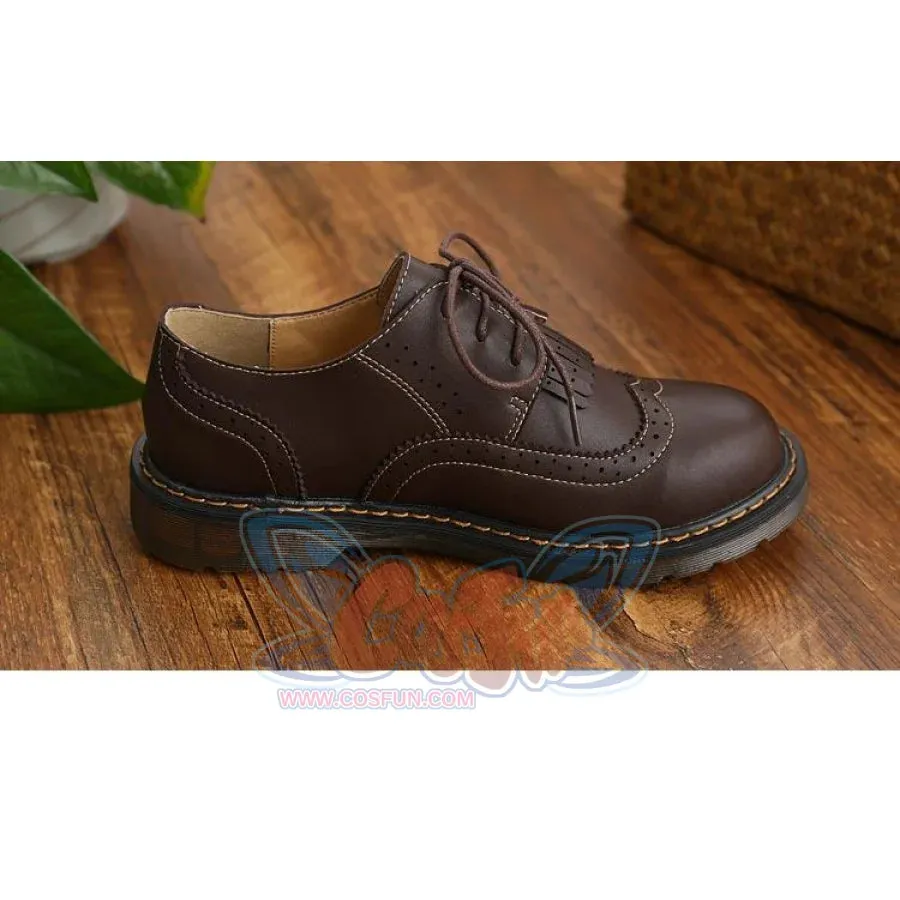 Mori Girl Retro Oxford Martin Round Shoes J40545