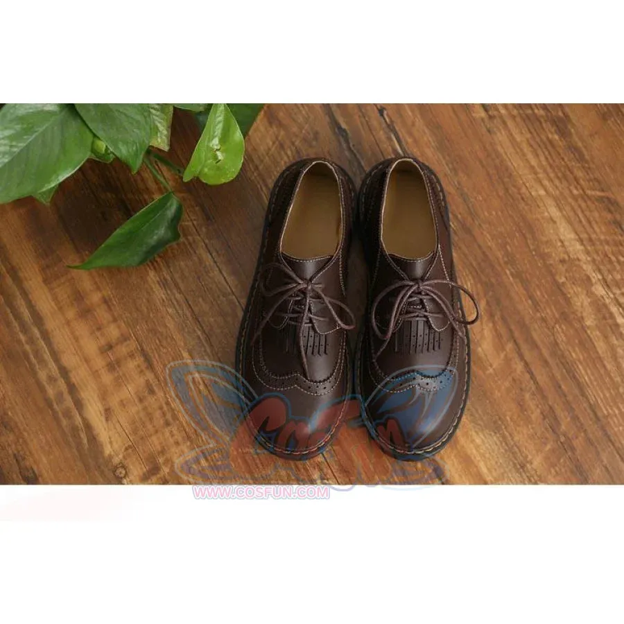 Mori Girl Retro Oxford Martin Round Shoes J40545