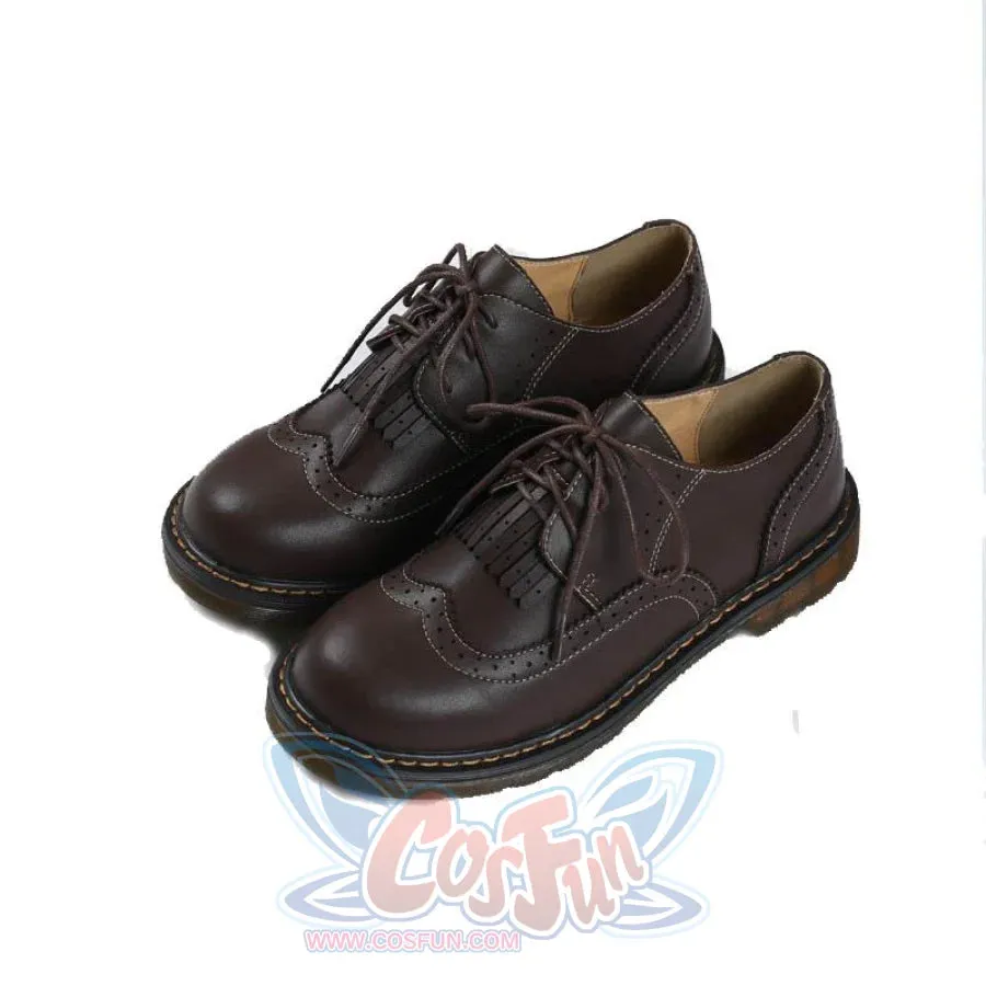 Mori Girl Retro Oxford Martin Round Shoes J40545