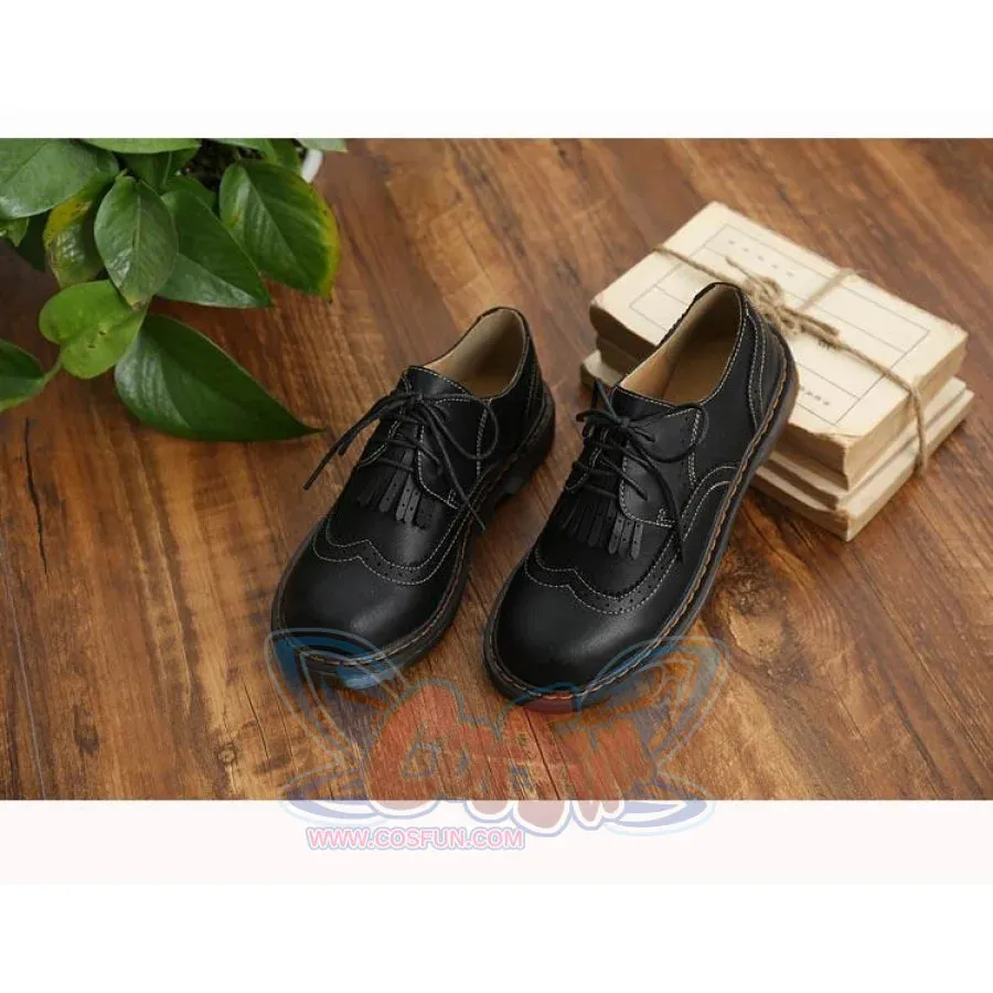 Mori Girl Retro Oxford Martin Round Shoes J40545