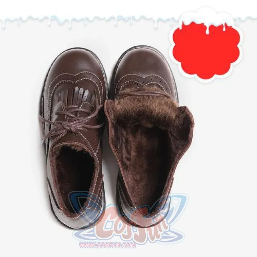 Mori Girl Retro Oxford Martin Round Shoes J40545