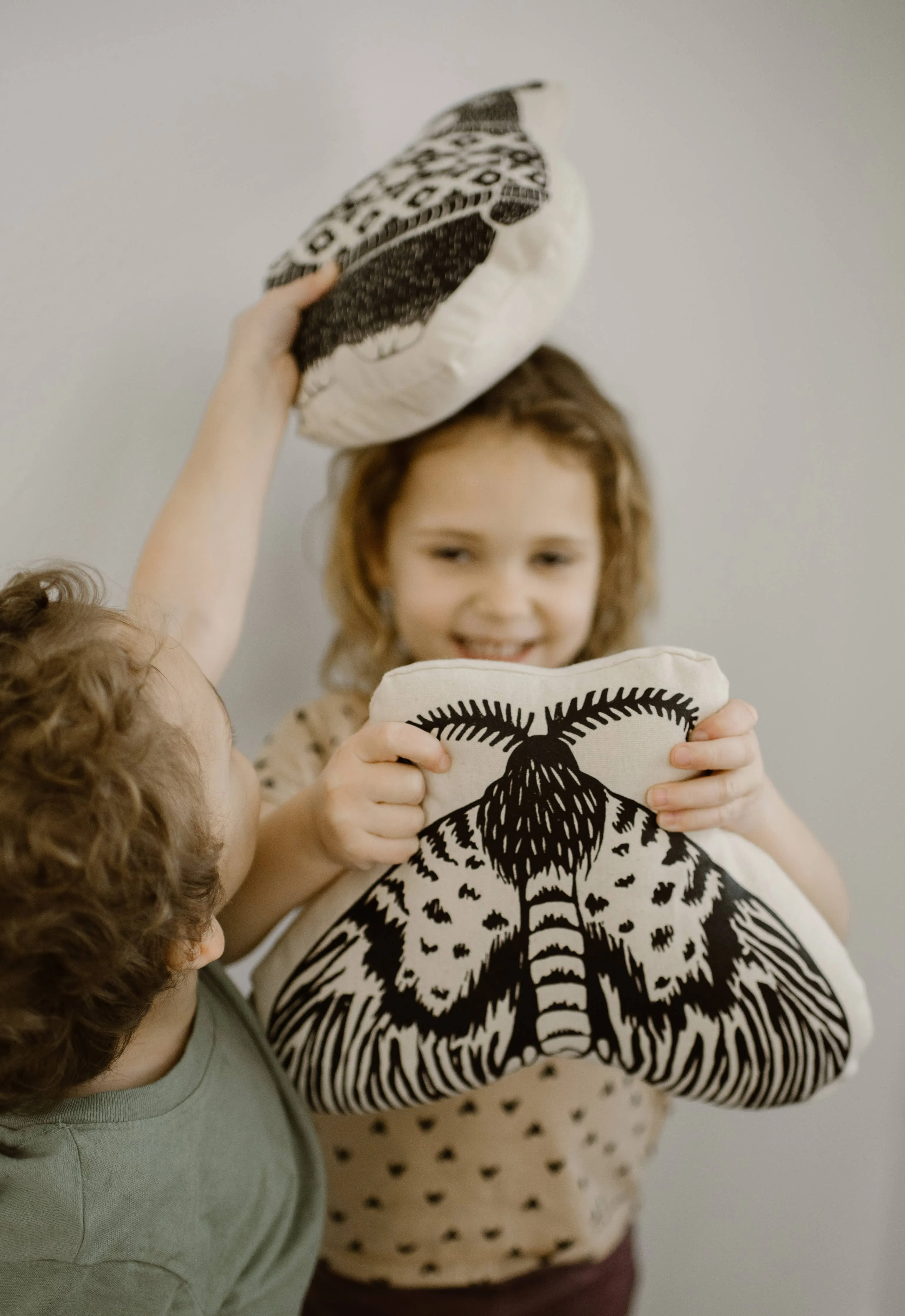 Moth Printed Pillow
