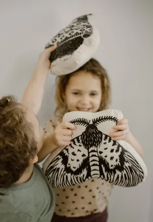 Moth Printed Pillow