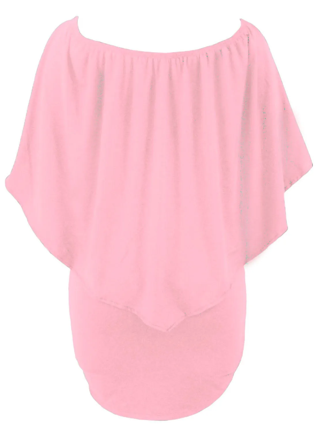 Multiple Dressing Layered Black Mini Poncho Dress