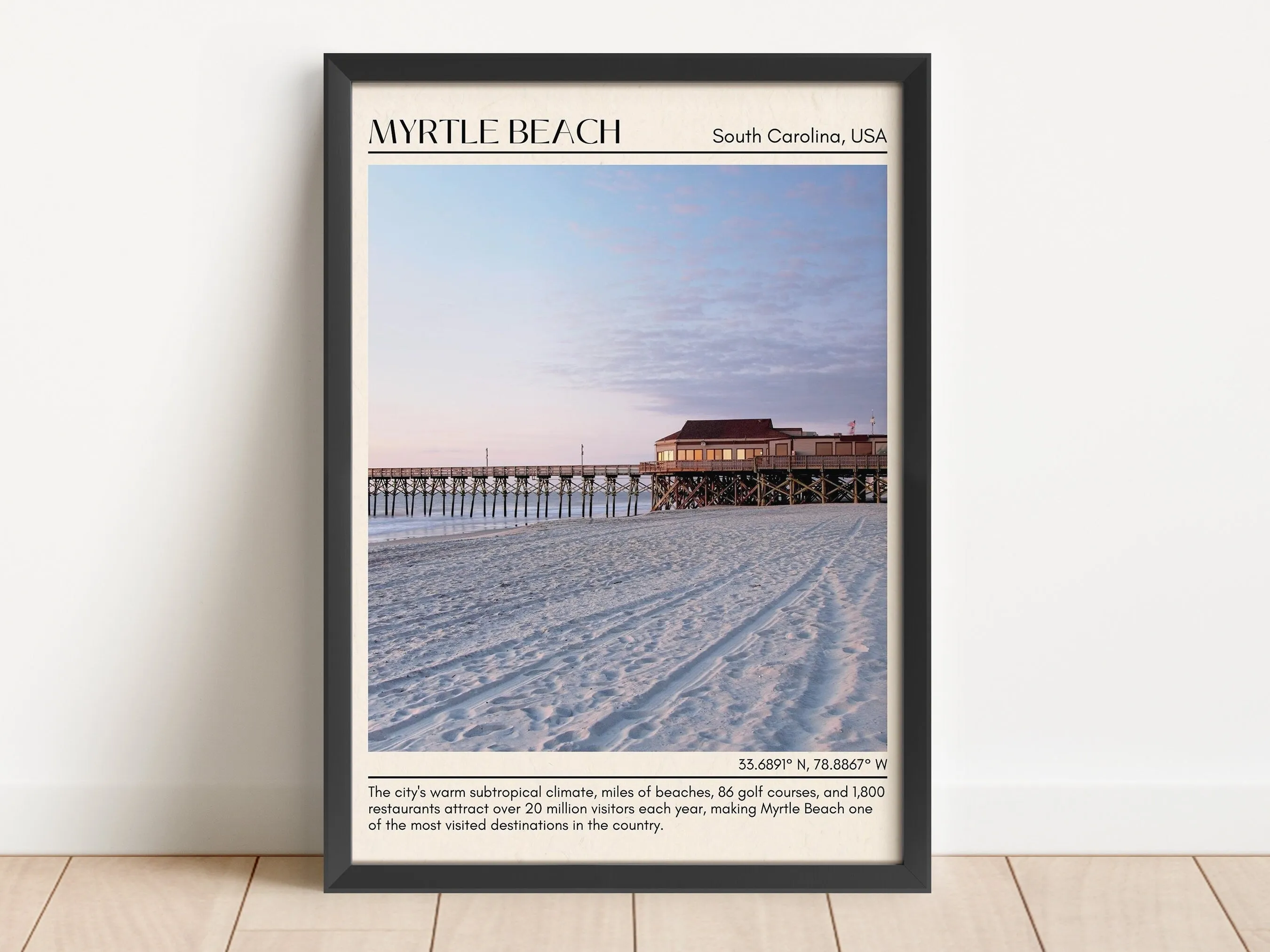 Myrtle Beach Wall Canvas, USA